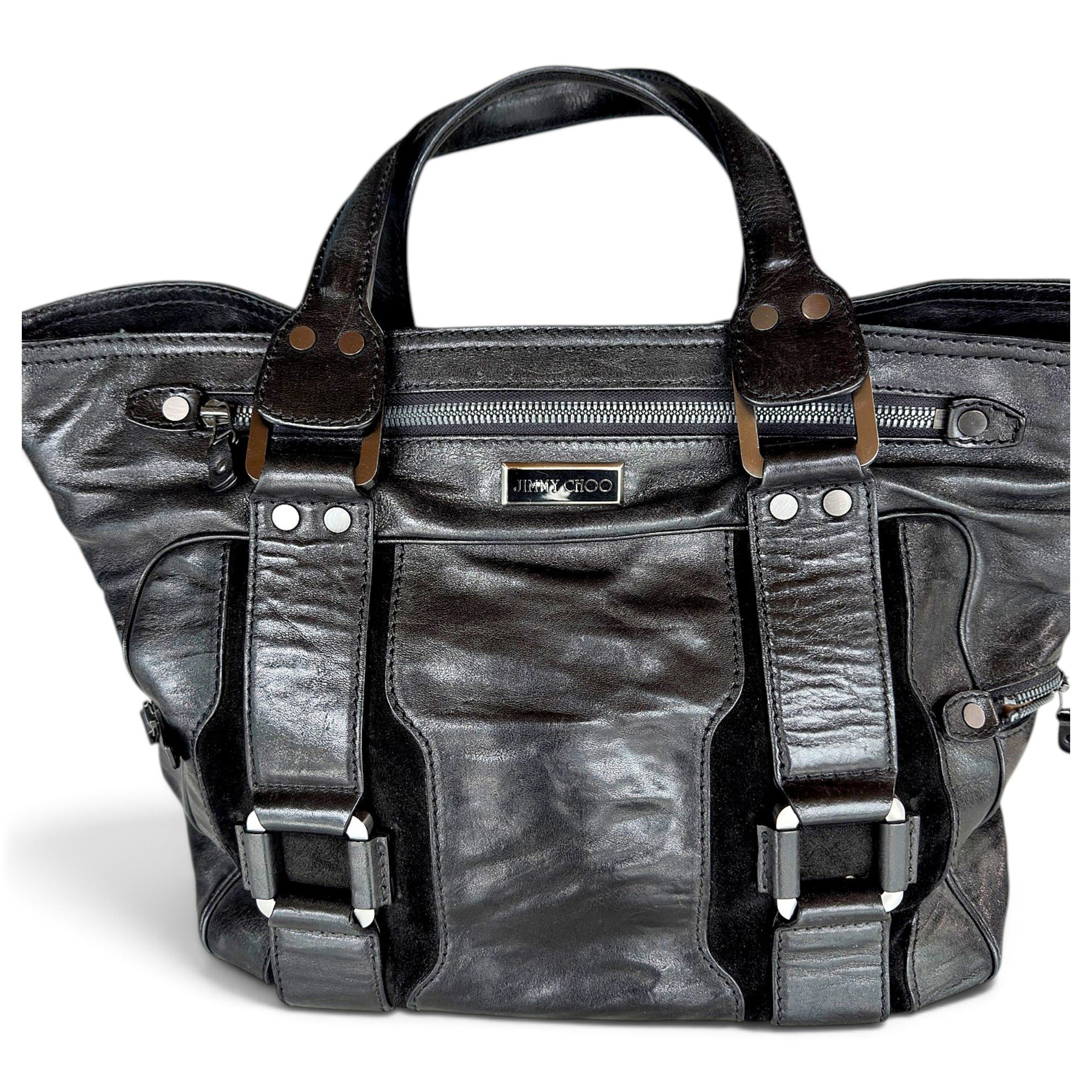 Leather tote
