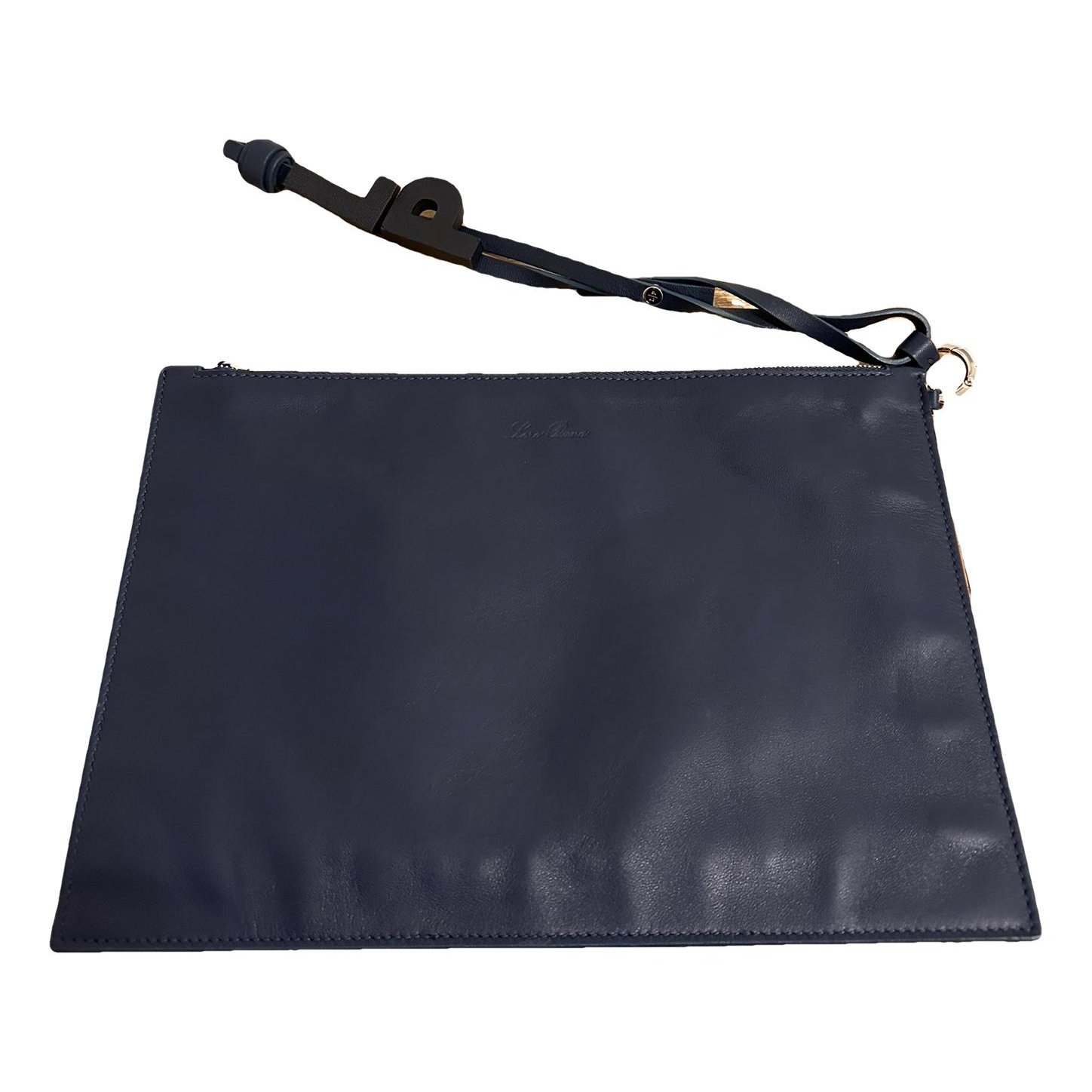 Loro Piana Leather clutch bag