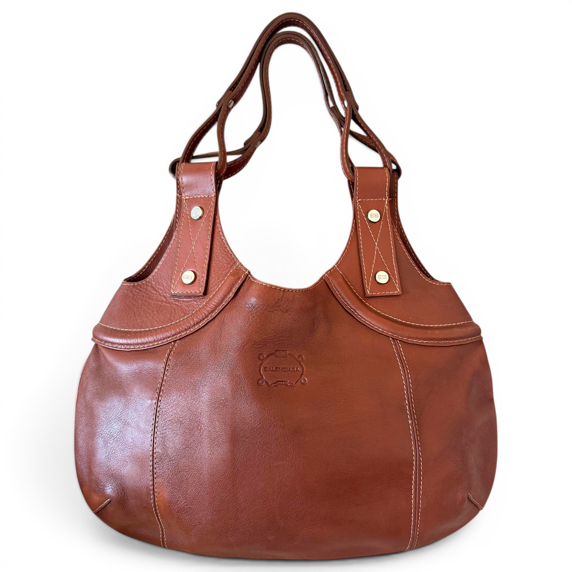 Leather handbag