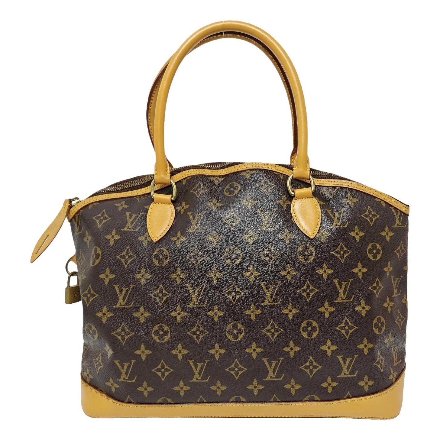 Lockit leather handbag