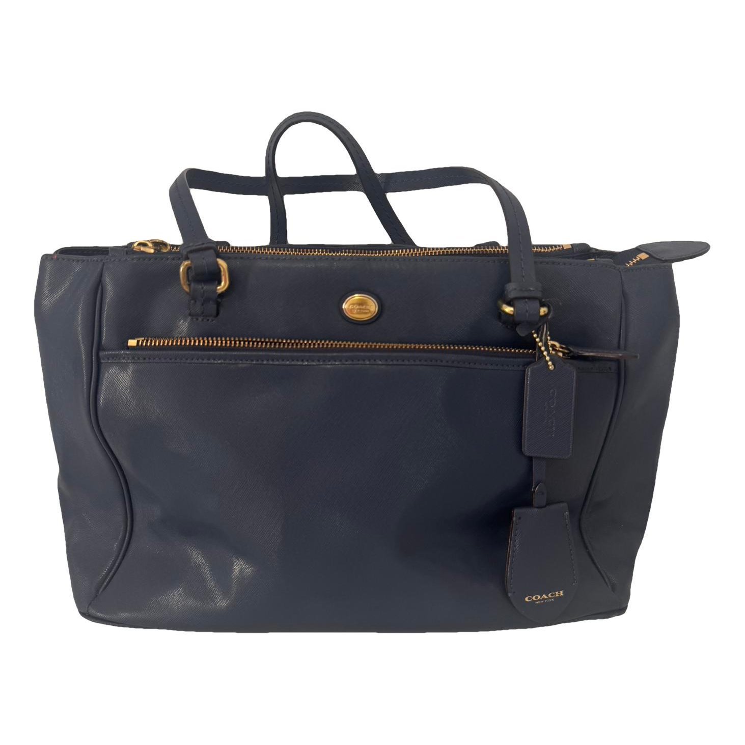 Leather tote