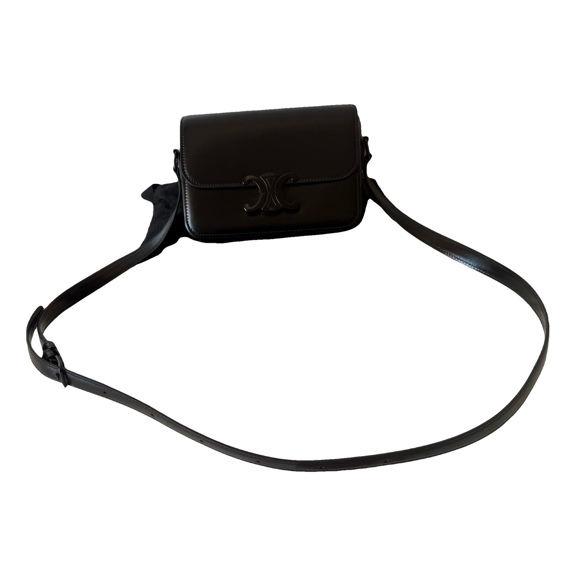 Triomphe leather handbag
