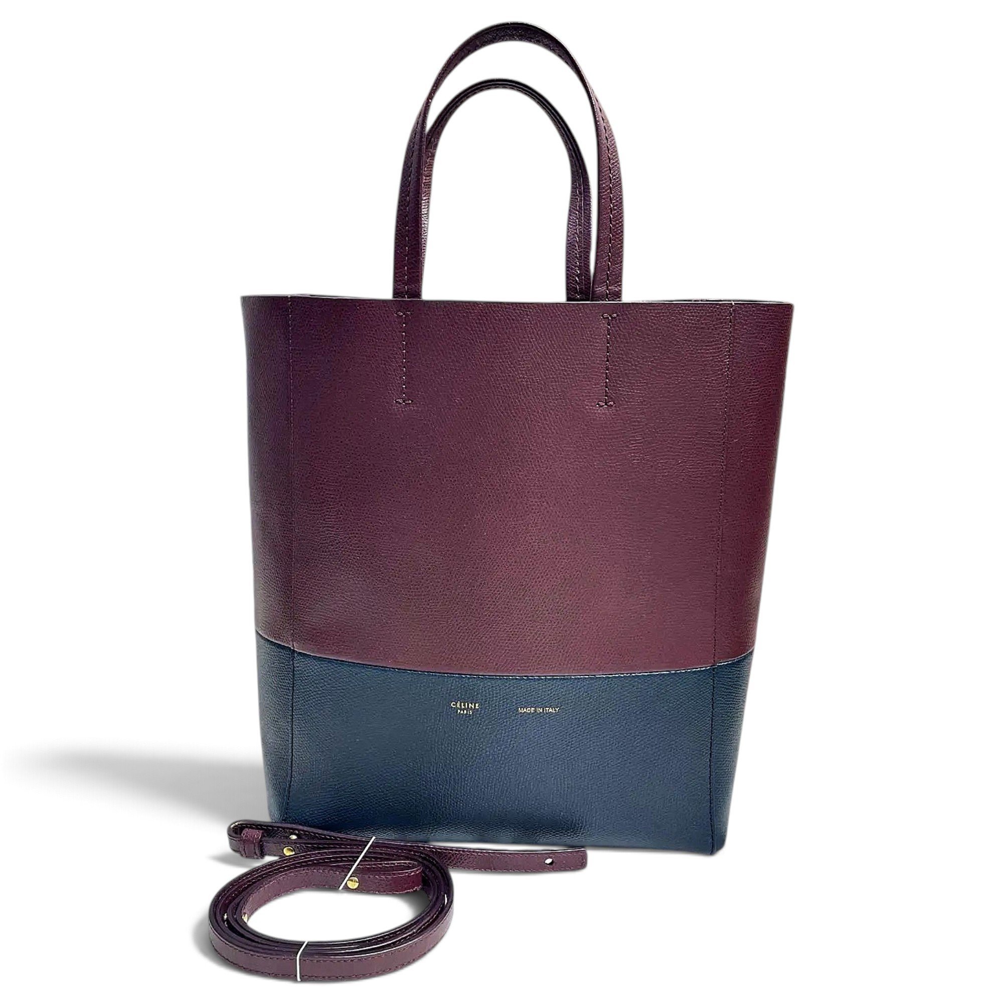 Cabas leather crossbody bag