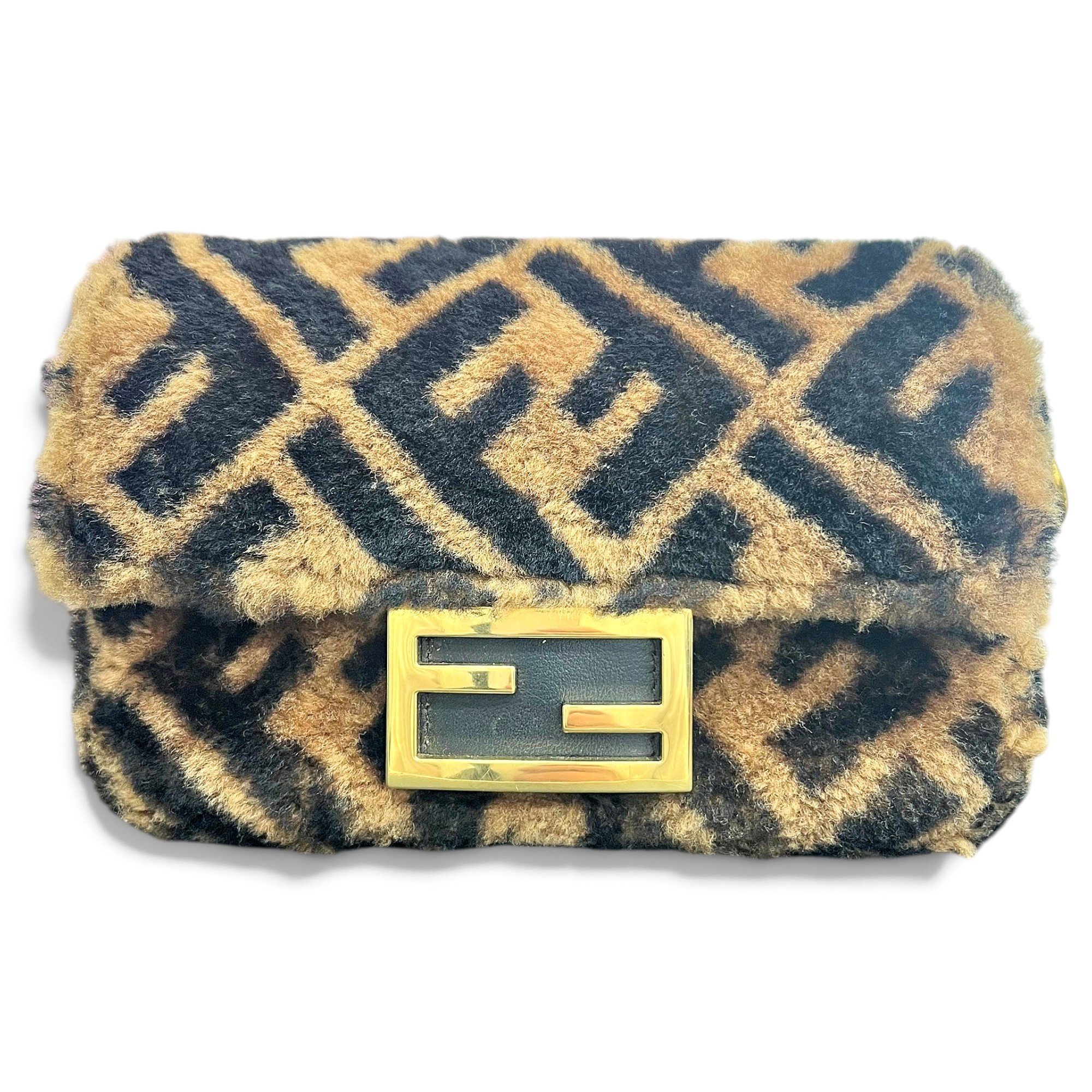 Baguette velvet handbag
