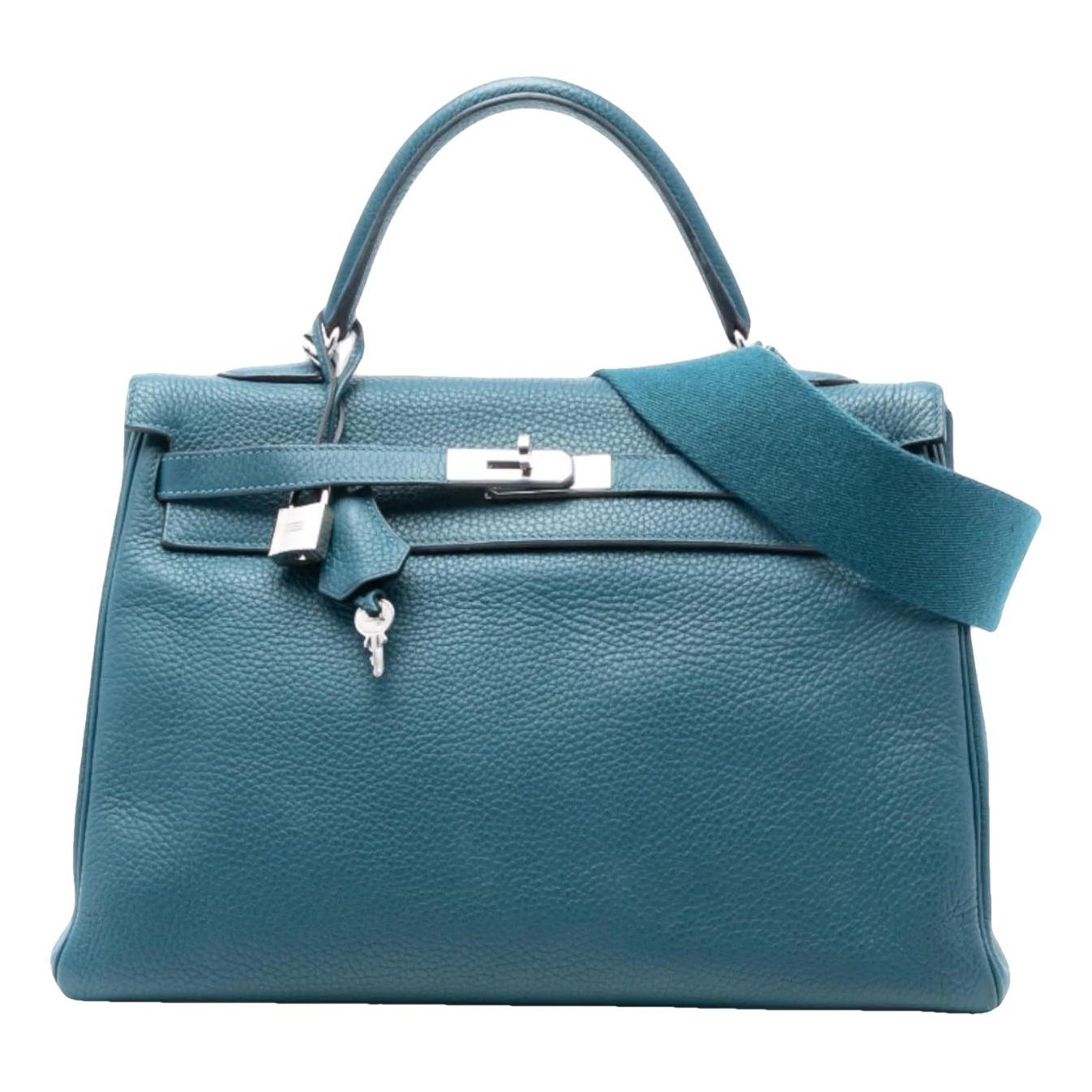 Kelly 35 leather satchel
