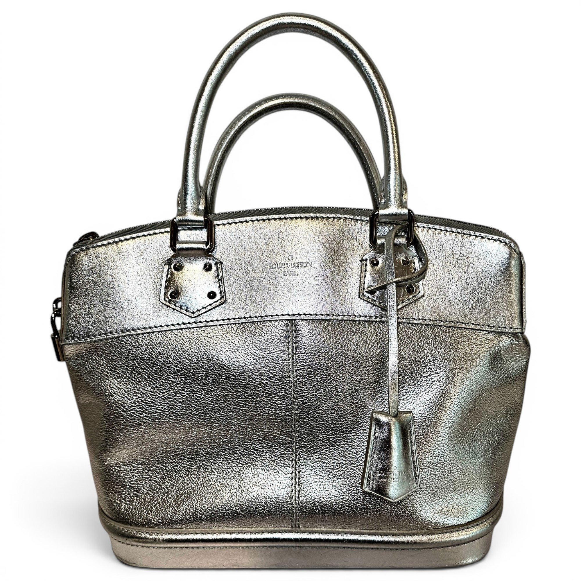 Lockit leather satchel