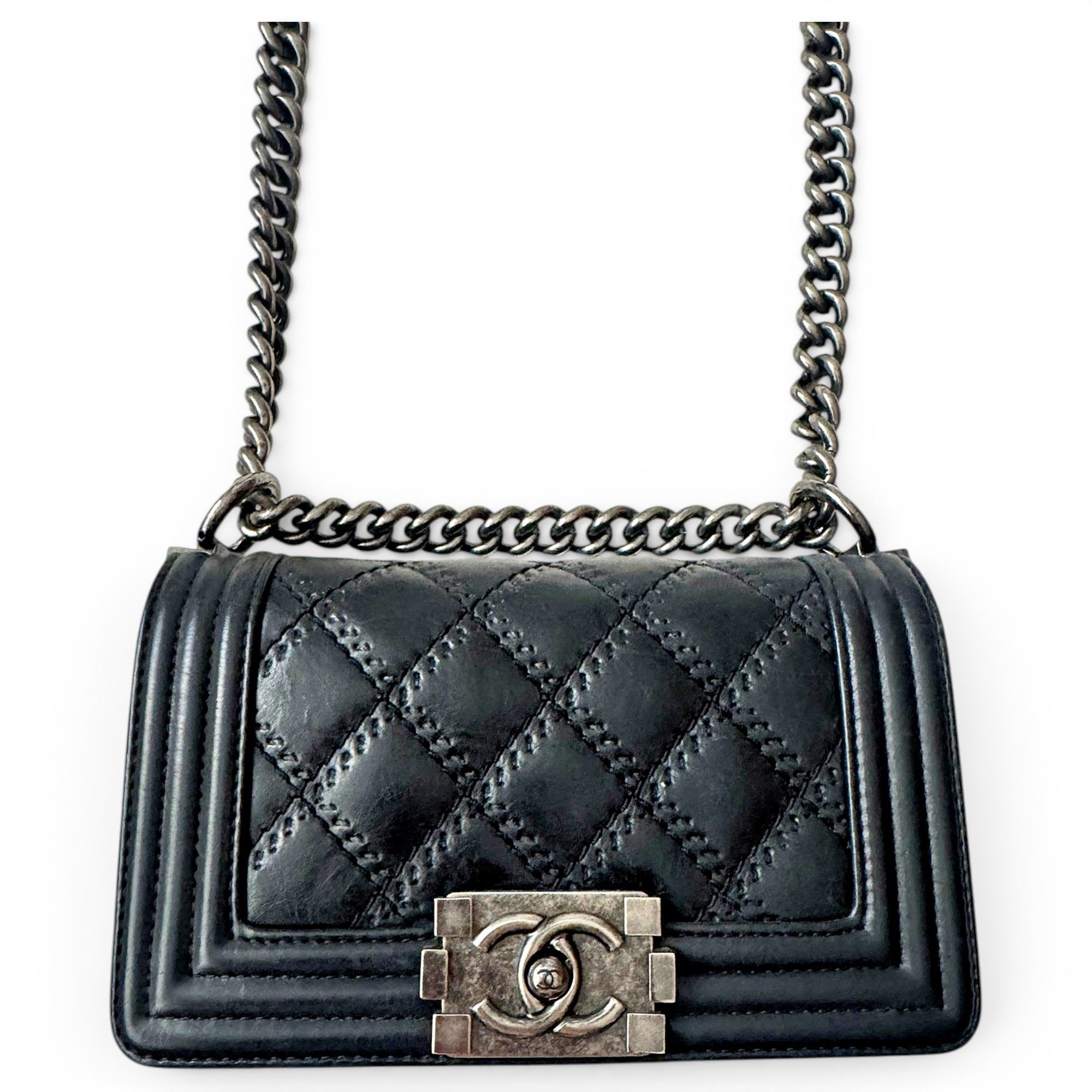 Boy leather handbag