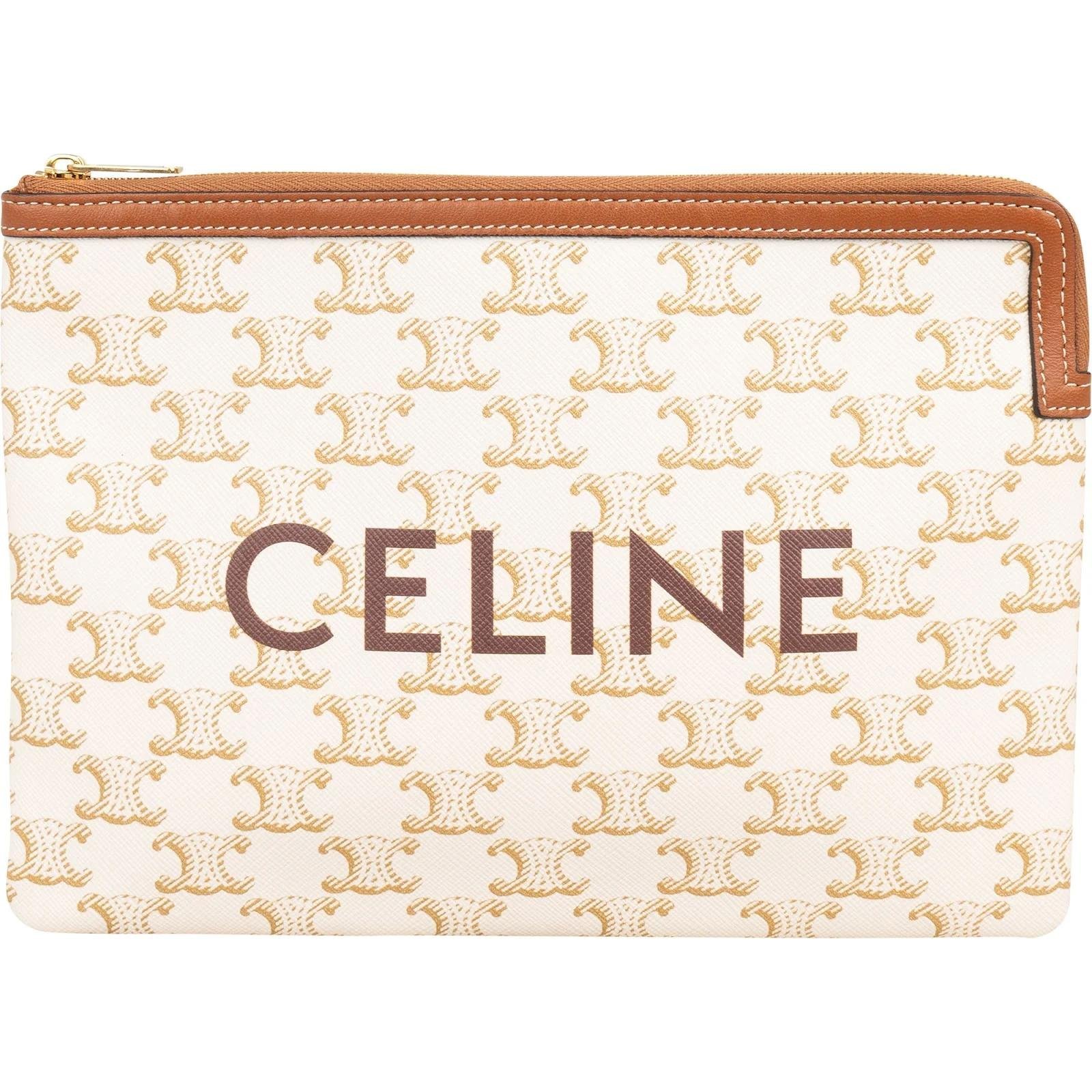Triomphe leather handbag