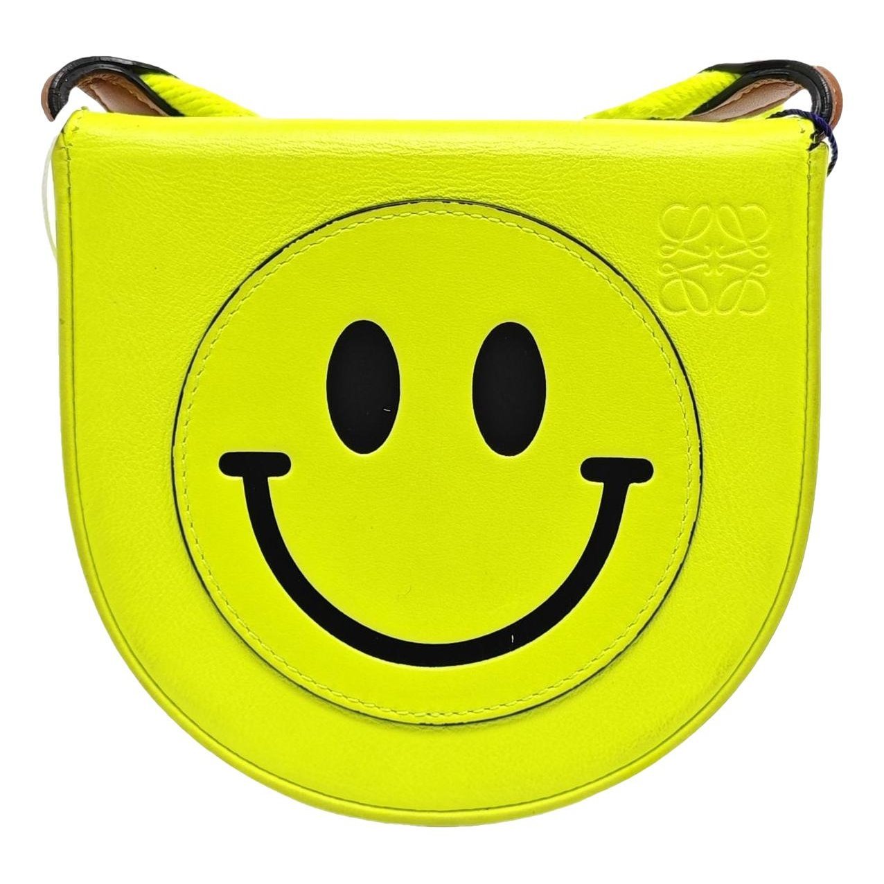 Heel leather handbag