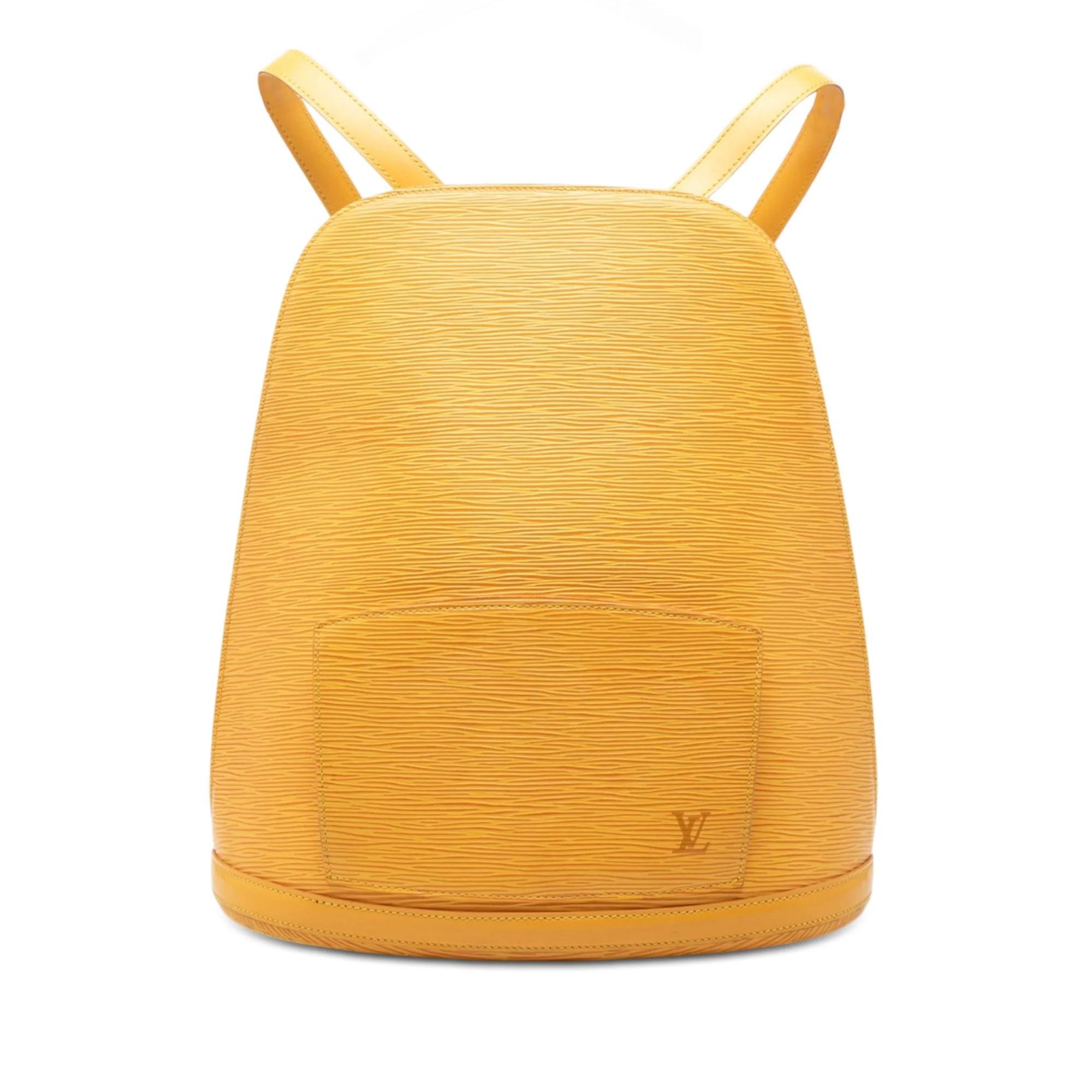 Leather backpack