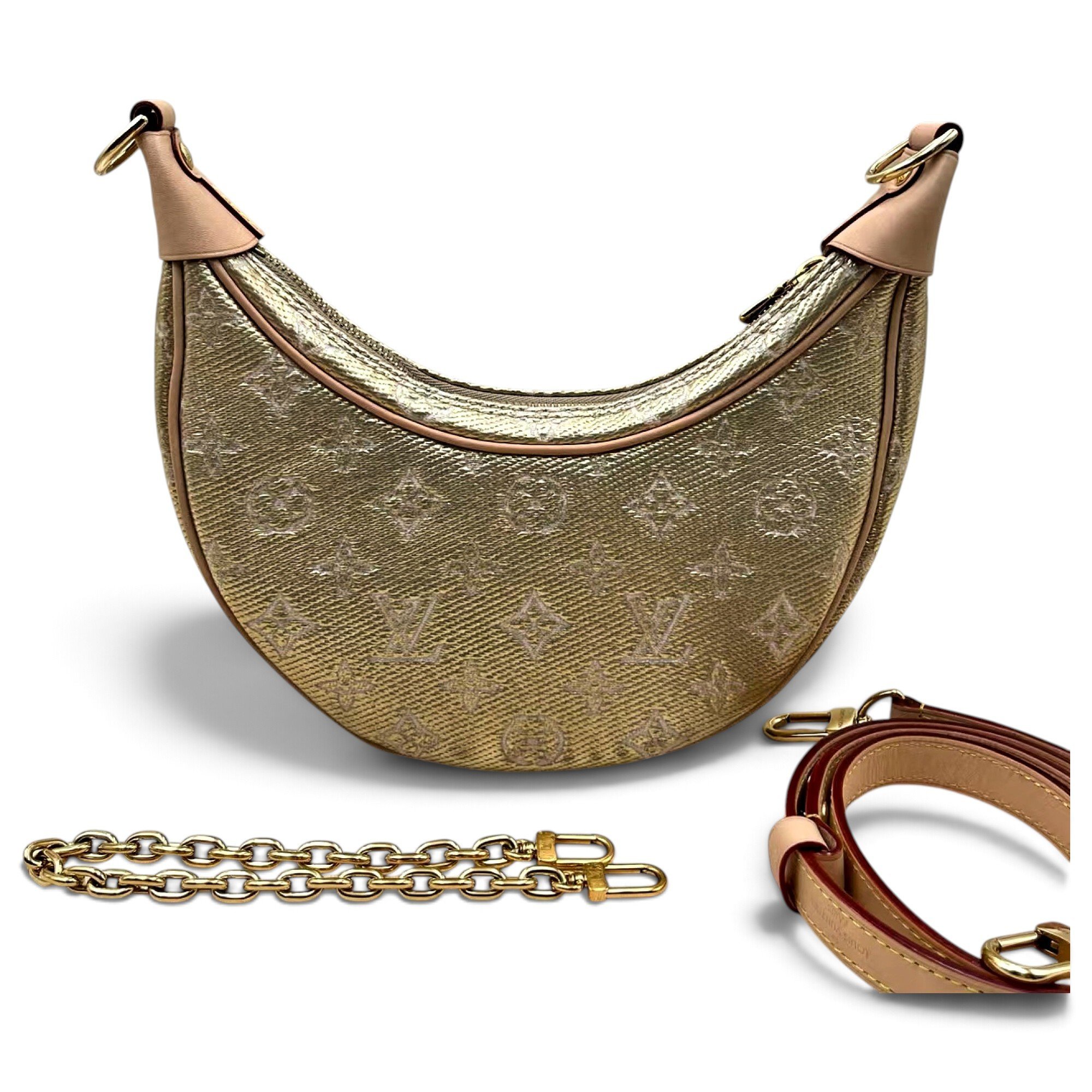 Loop cloth crossbody bag