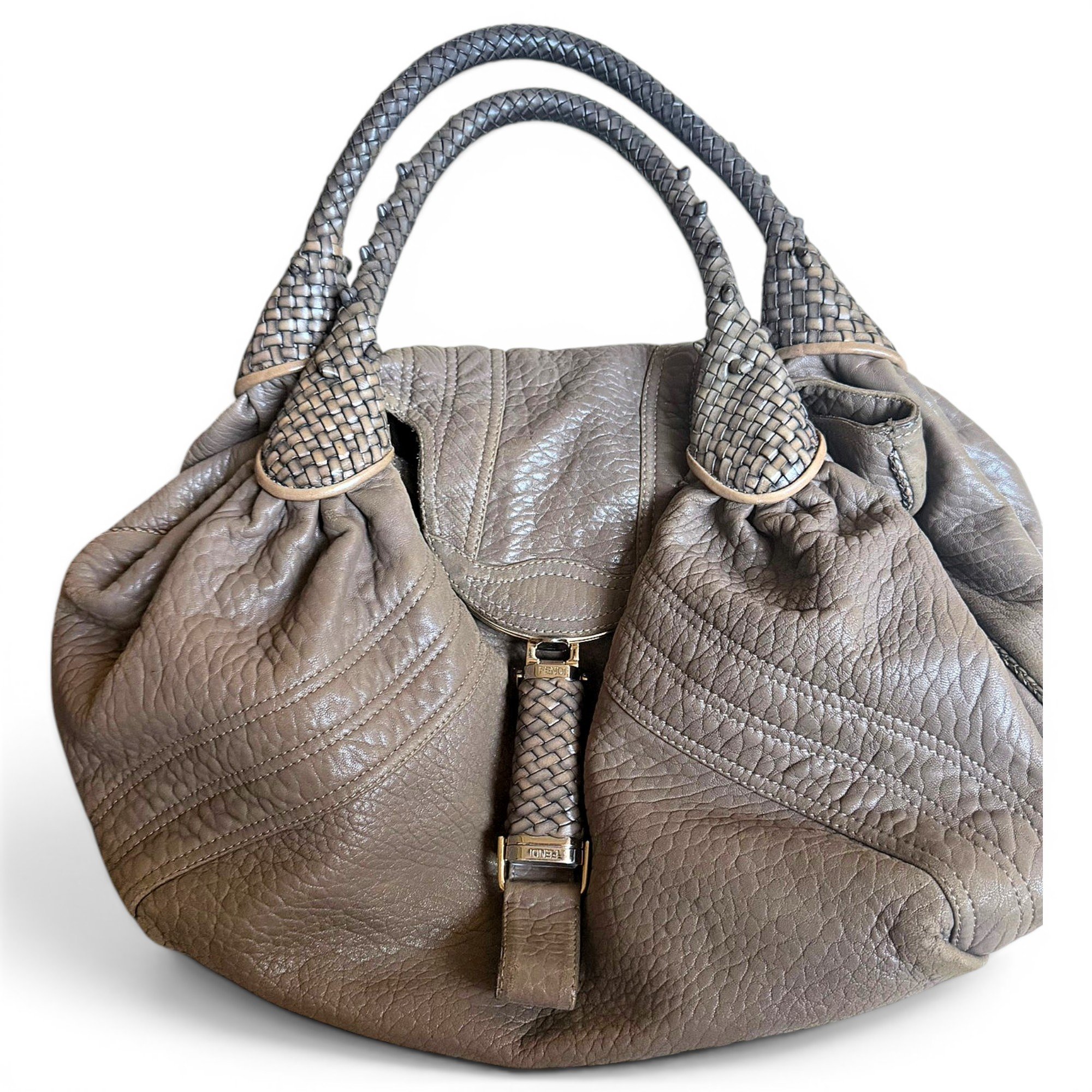 Spy leather handbag