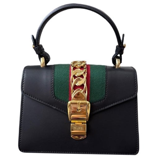 Leather handbag
