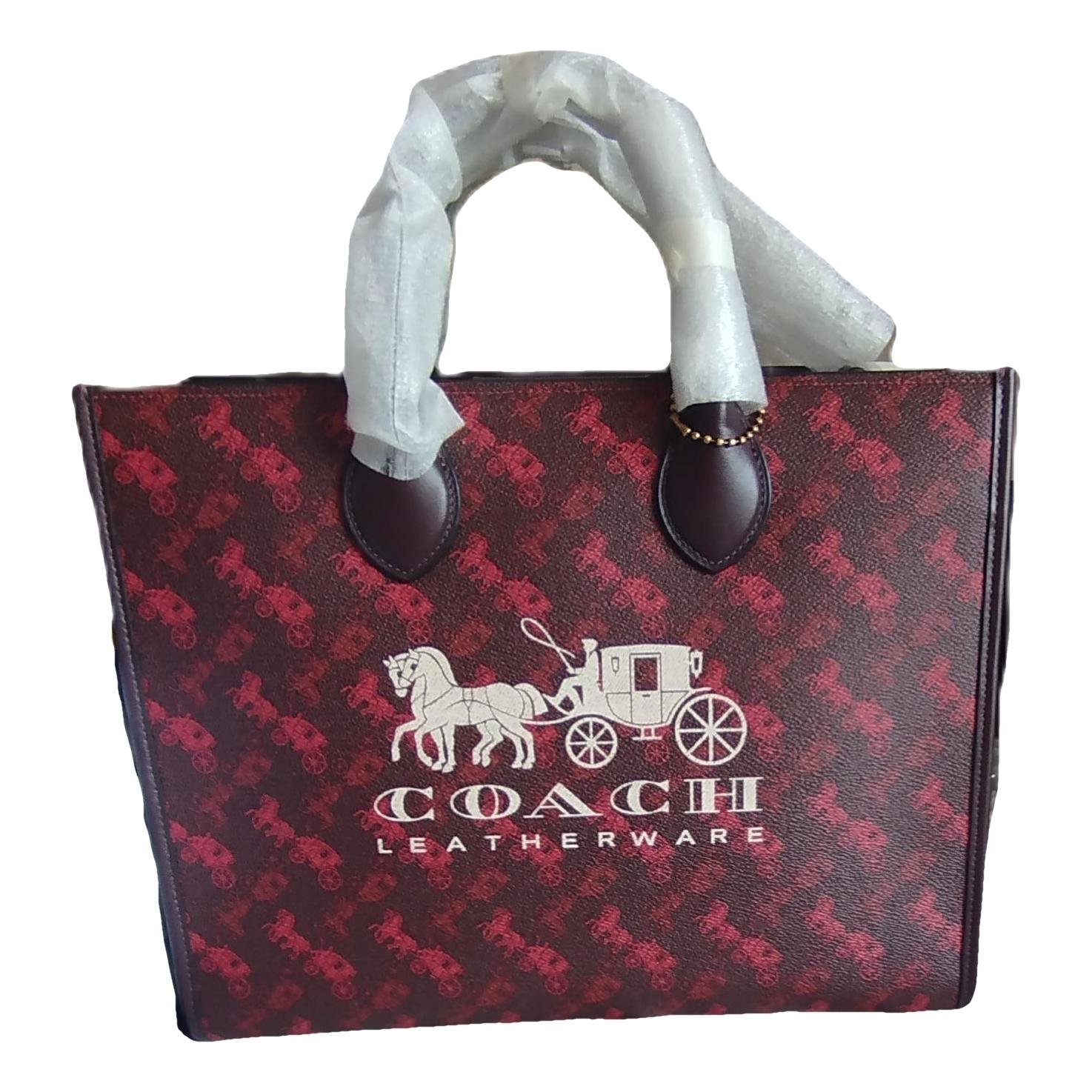 Leather tote