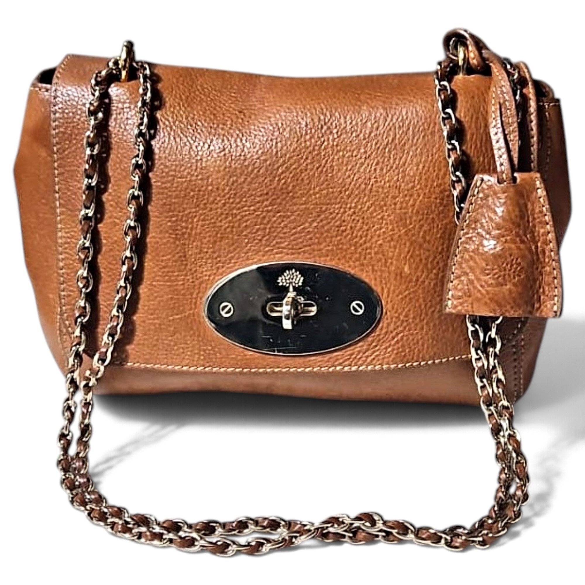 Lily leather handbag