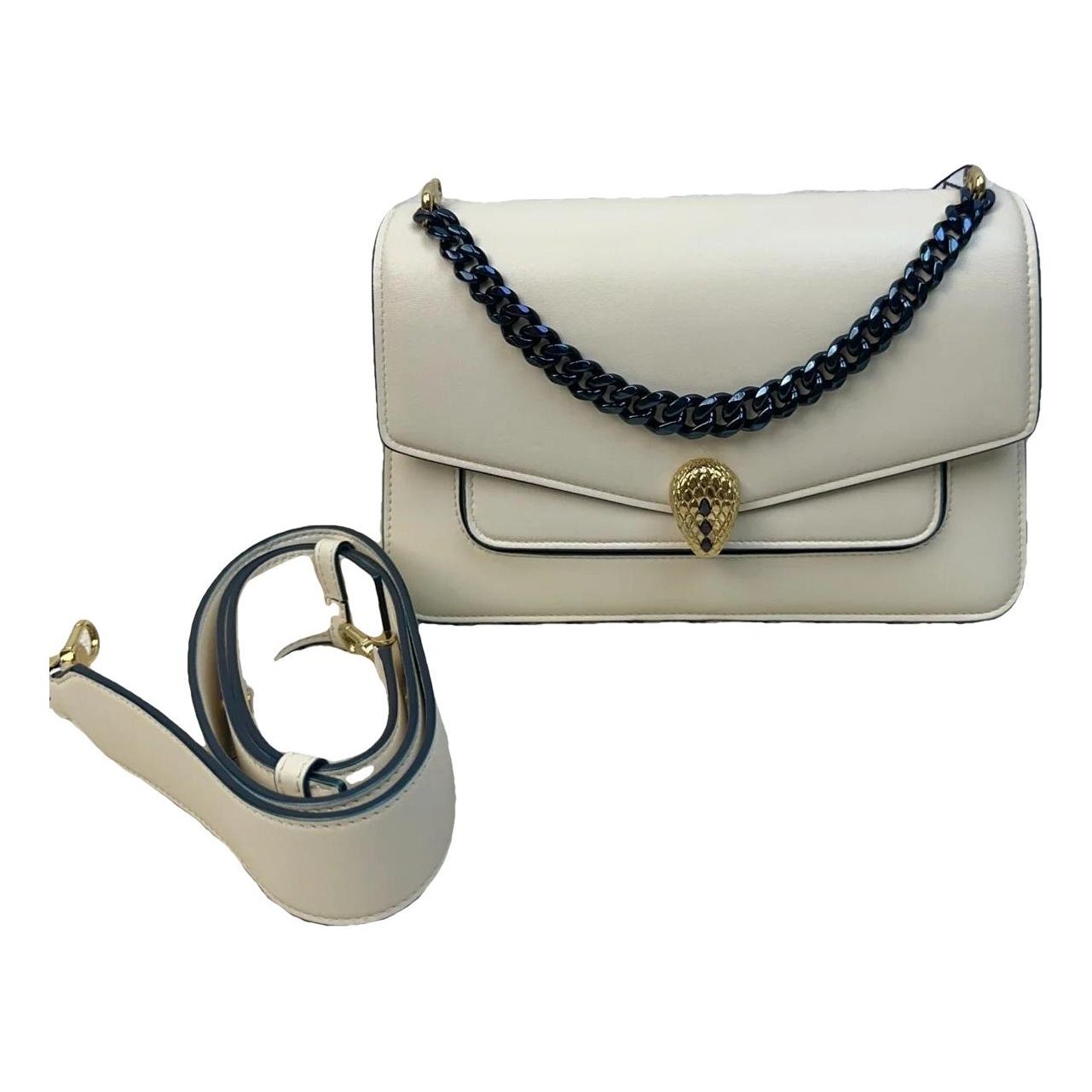 Serpenti leather handbag
