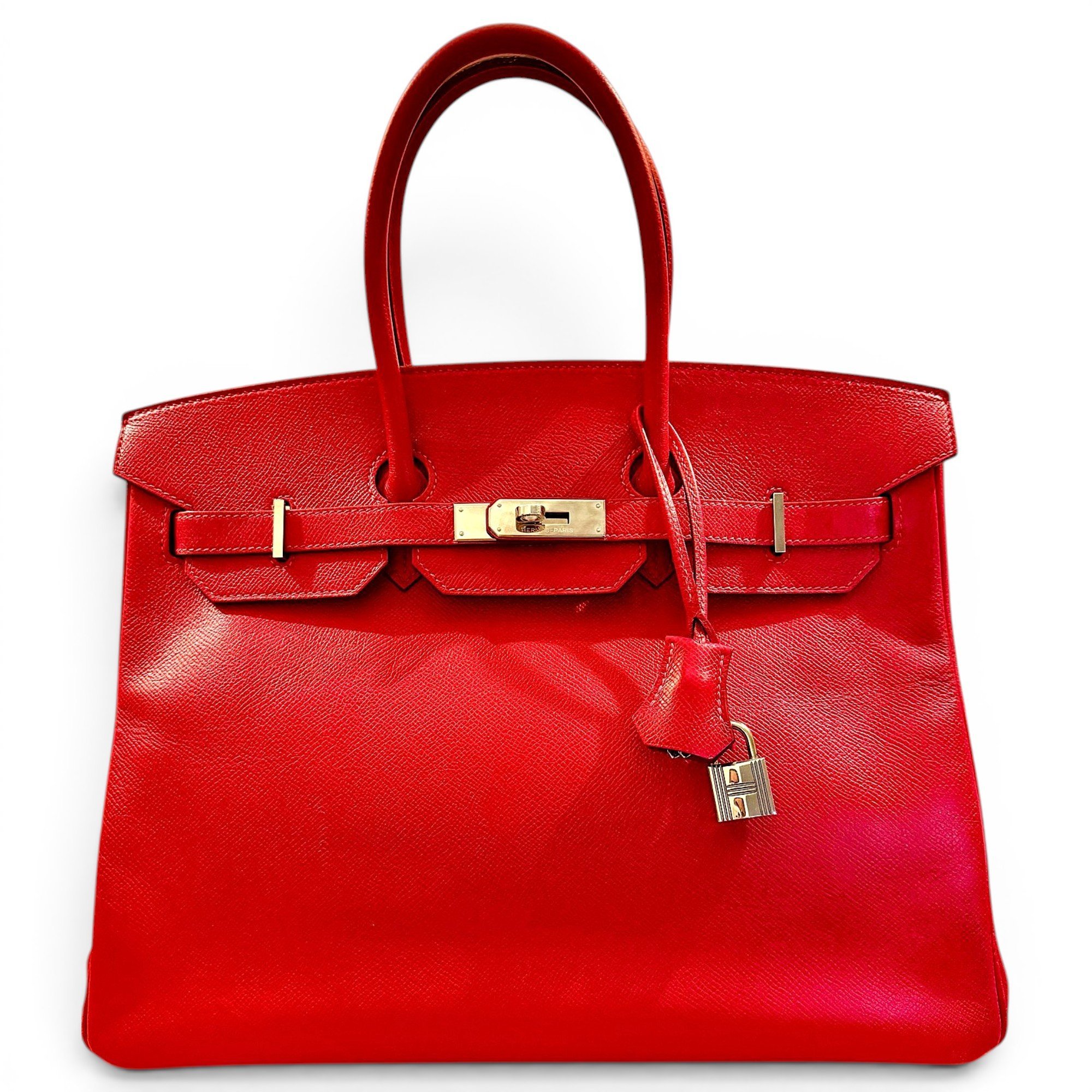 Birkin 35 leather handbag