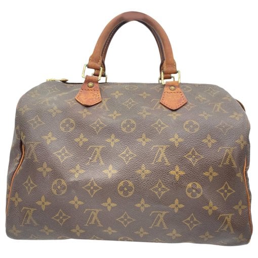 Speedy leather handbag