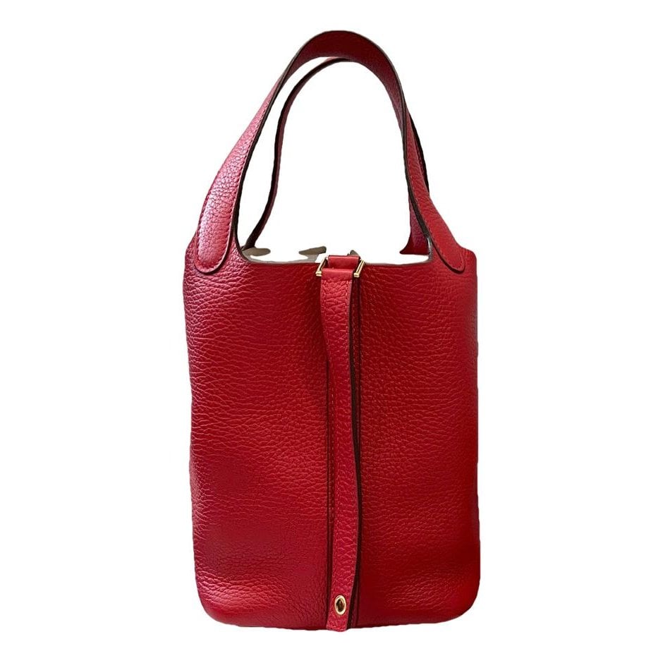 Picotin leather handbag