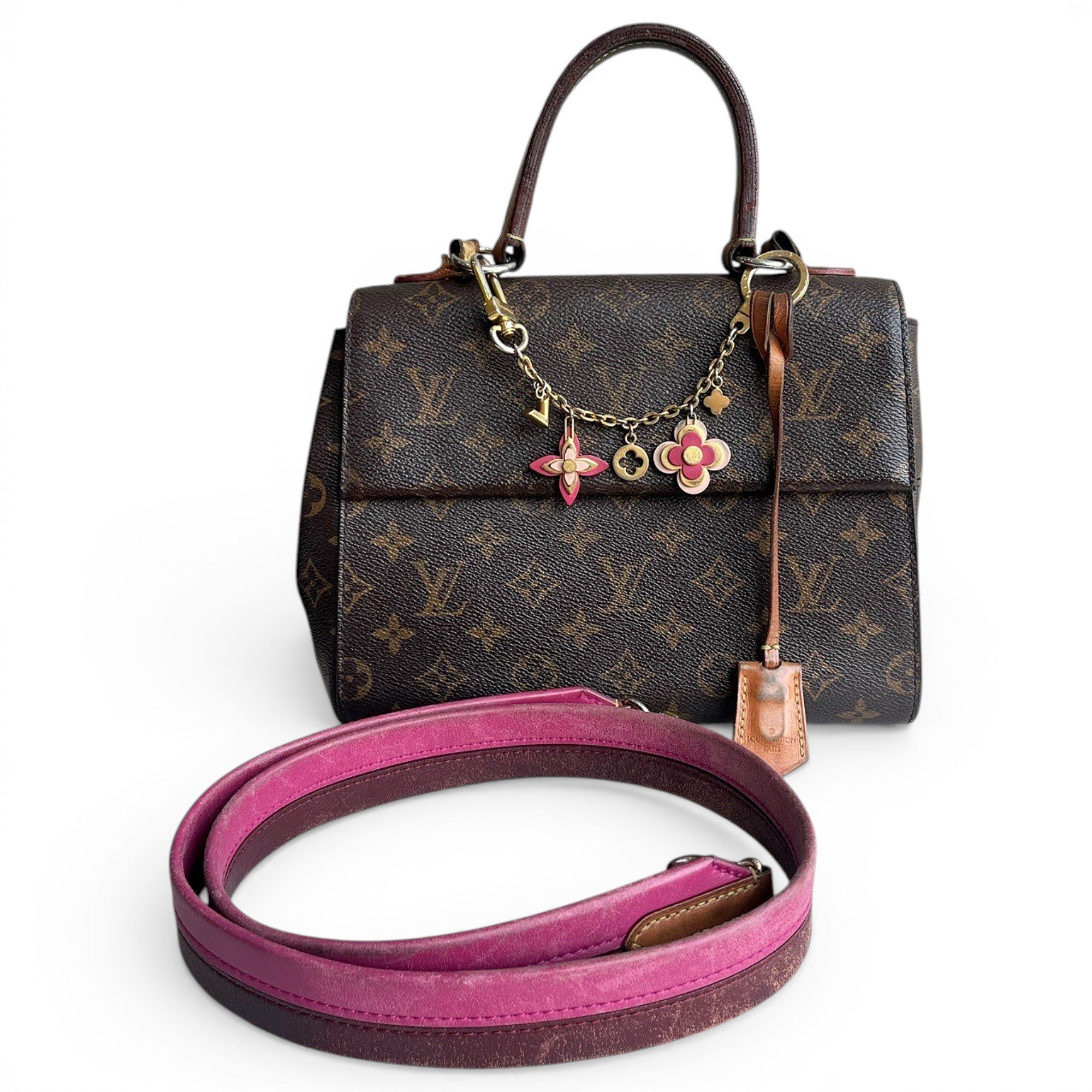 Cluny leather satchel
