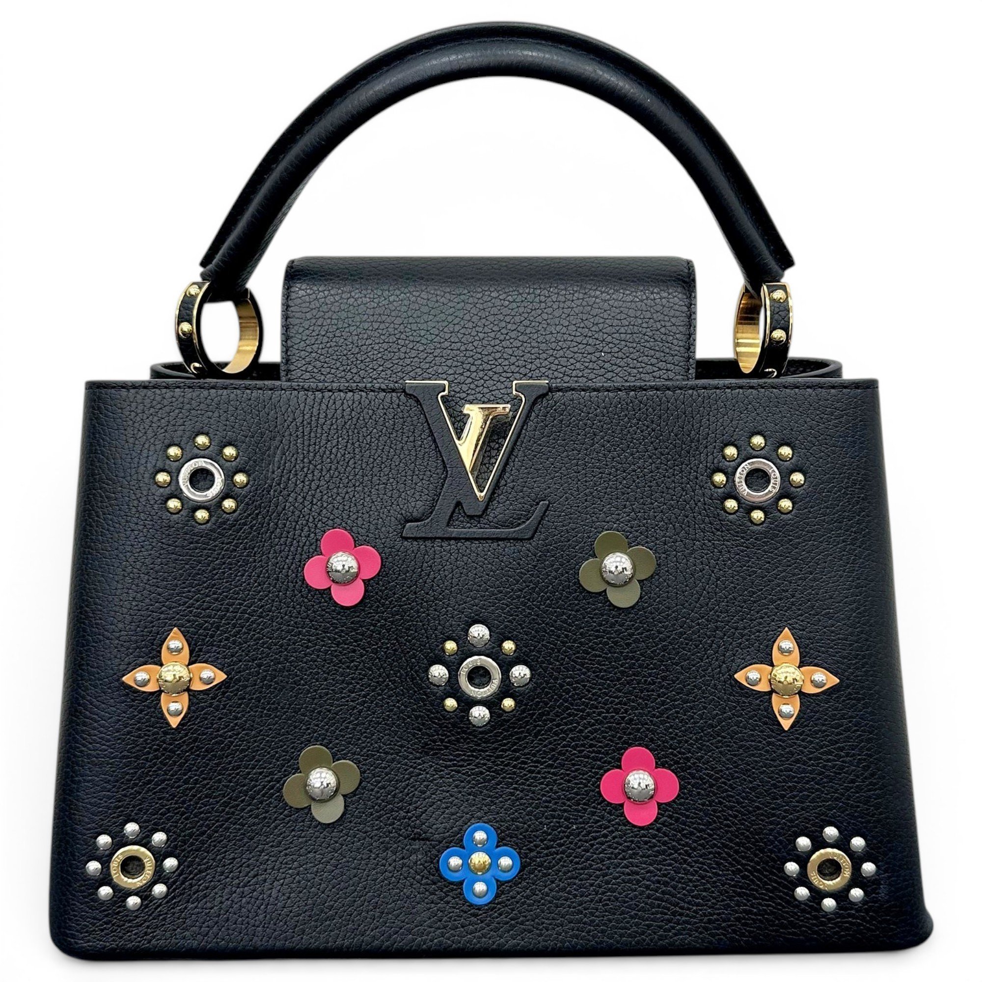 Capucines leather handbag