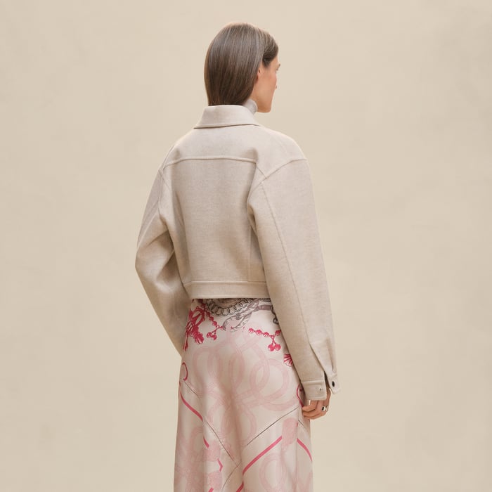 Beige Naturel Denim Jacket