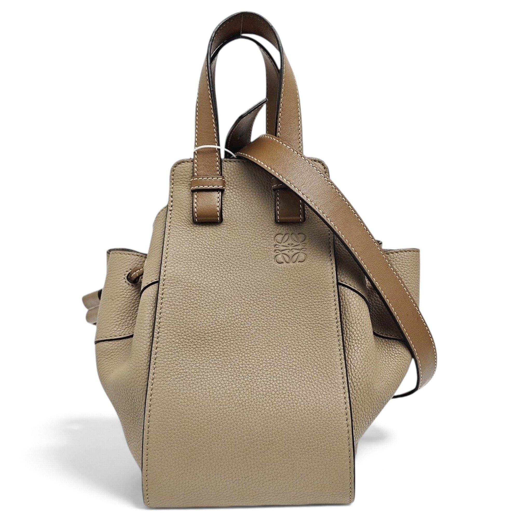 Hammock leather handbag