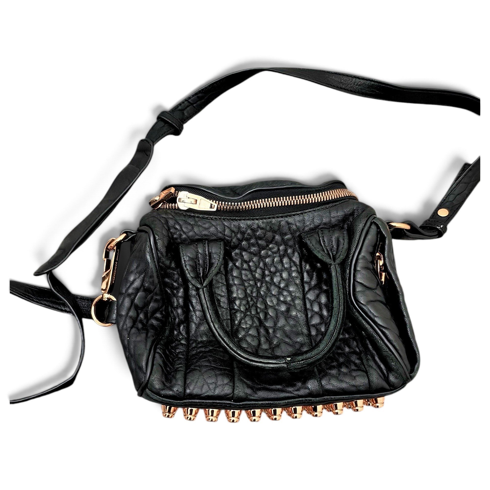 Alexander Wang Rockie leather bowling bag