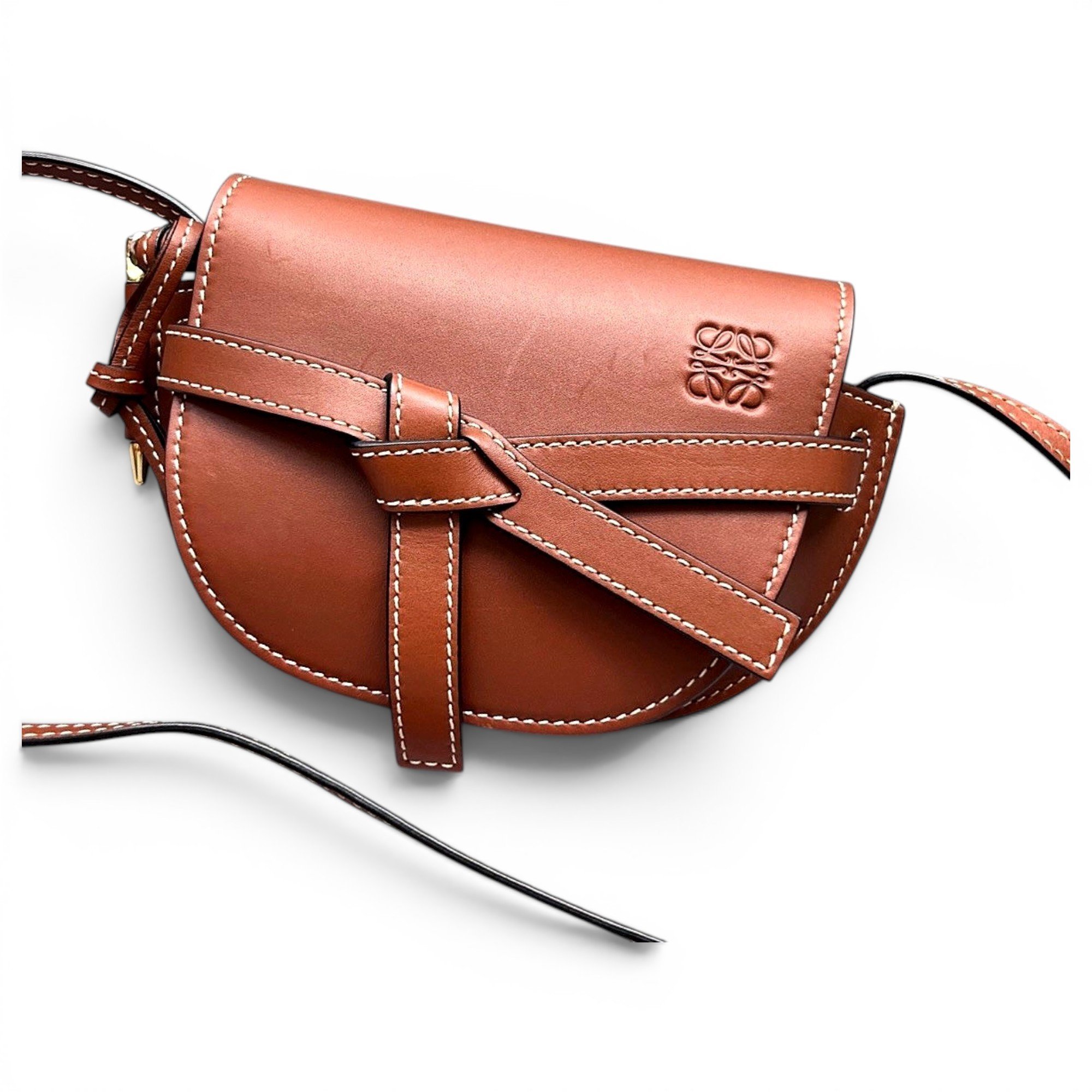 Gate leather handbag