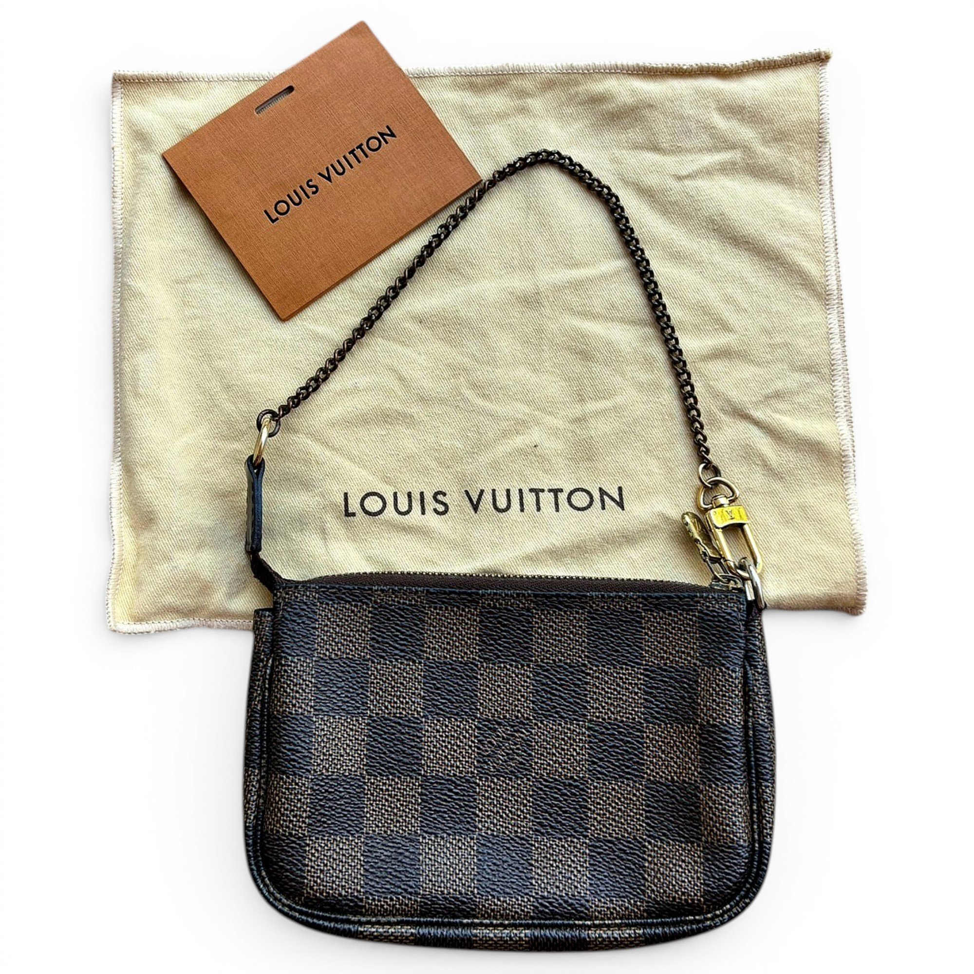 Pochette Accessoire leather handbag