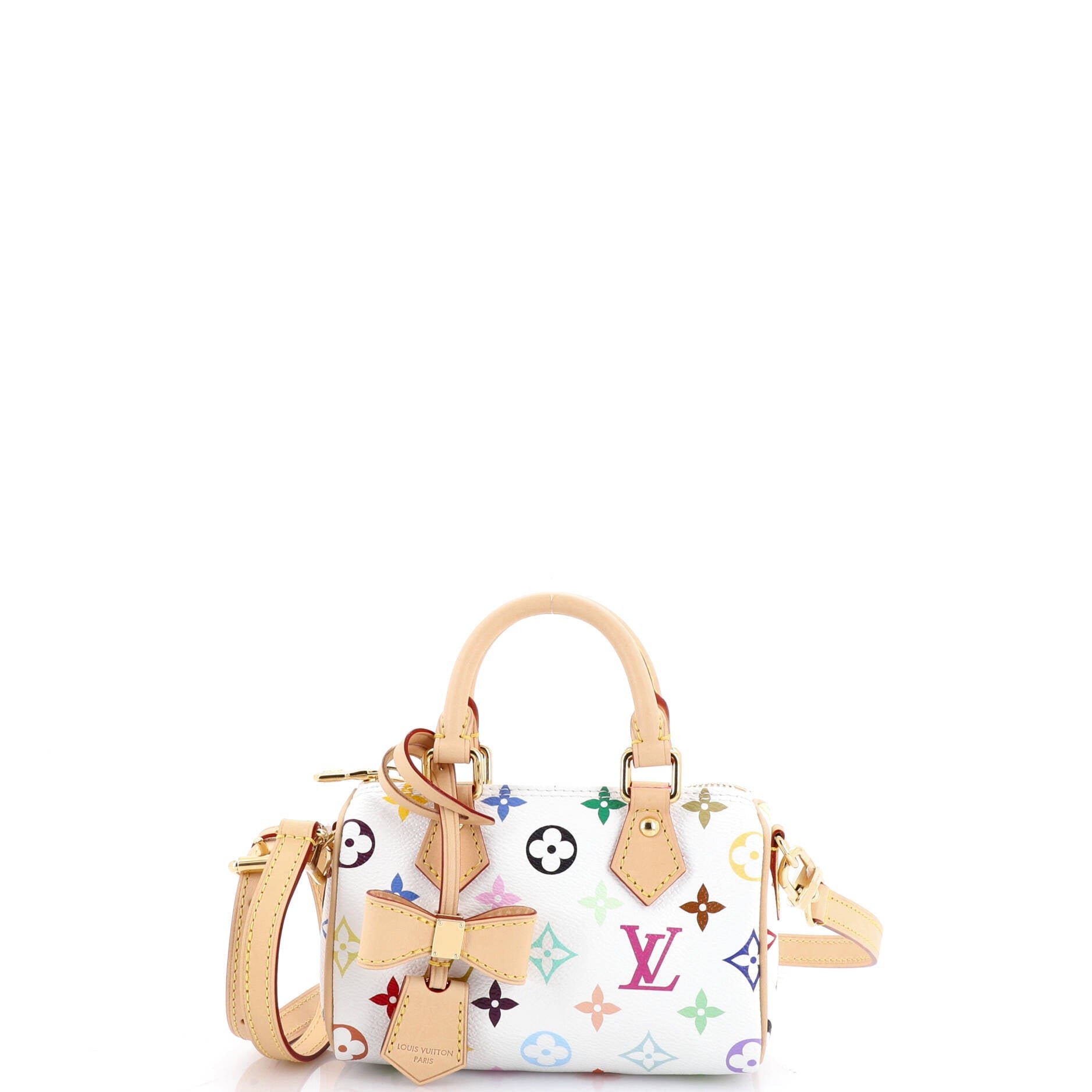 Louis Vuitton x Takashi Murakami Speedy Bandouliere NM Bag Monogram Multicolor Nano