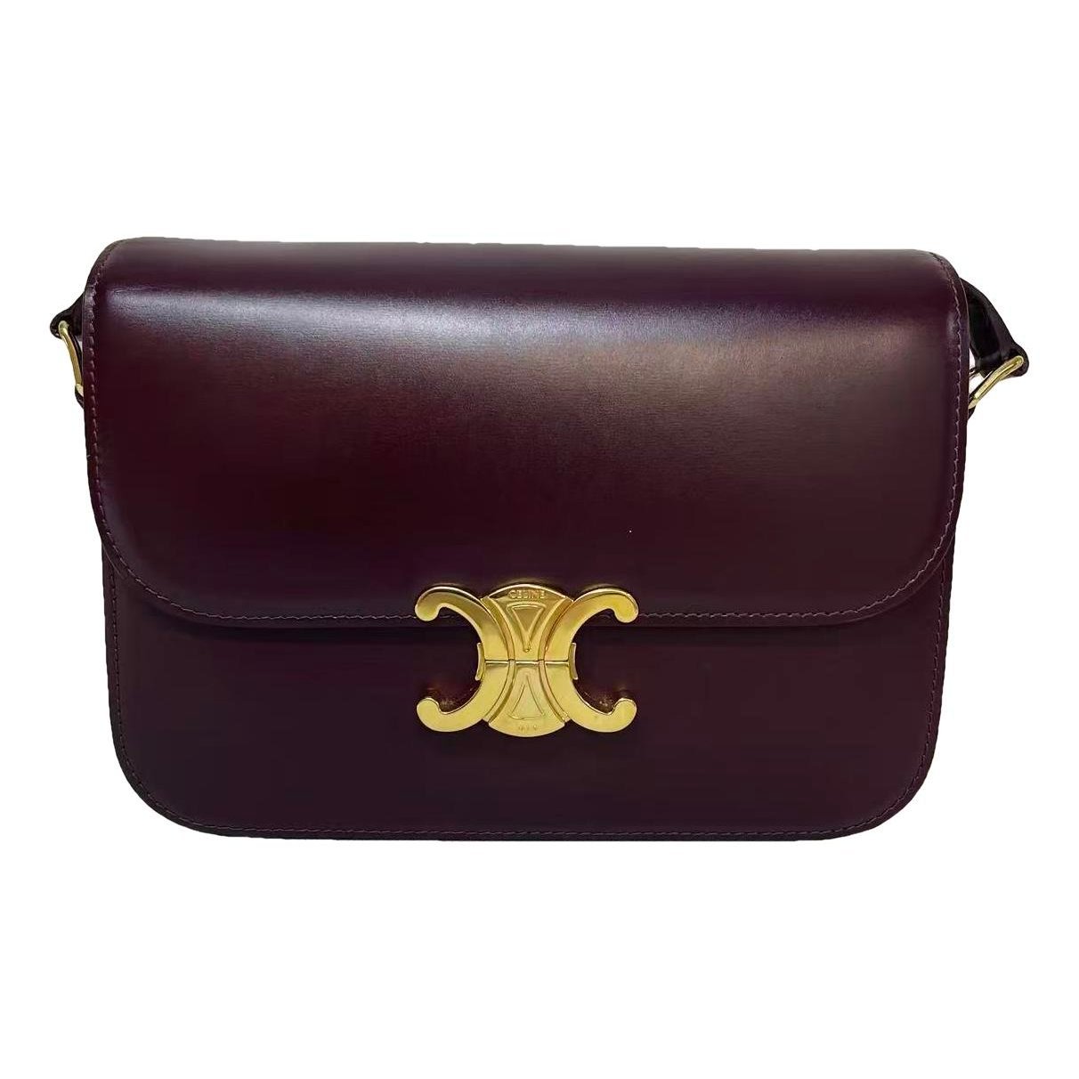 Triomphe leather handbag