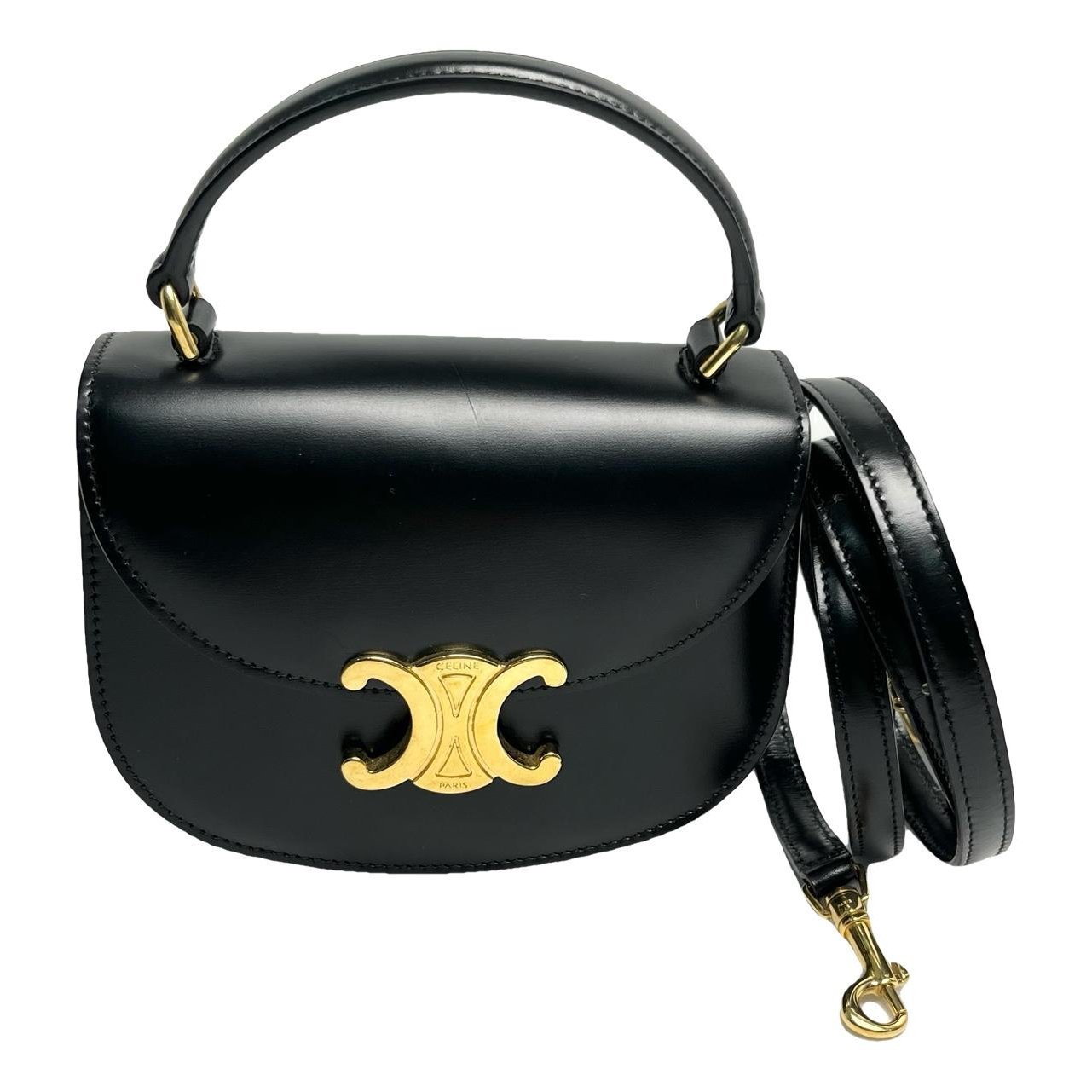 Clea leather handbag
