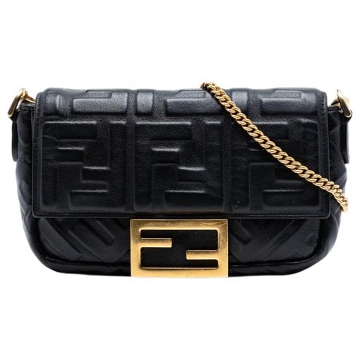 Baguette leather satchel