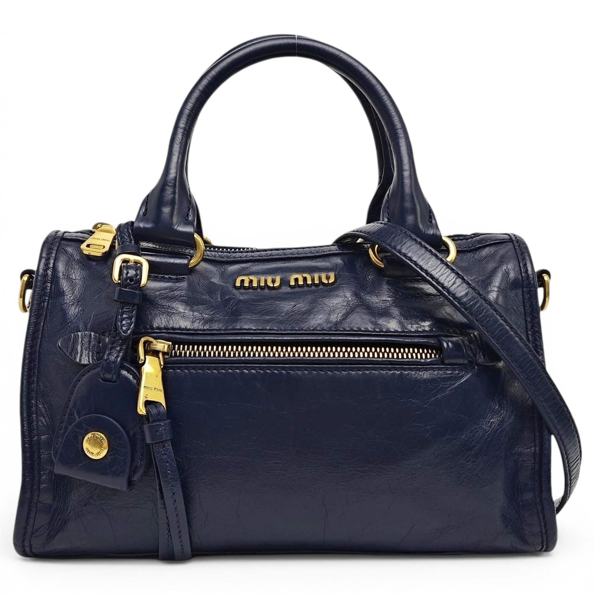 Vitello leather handbag