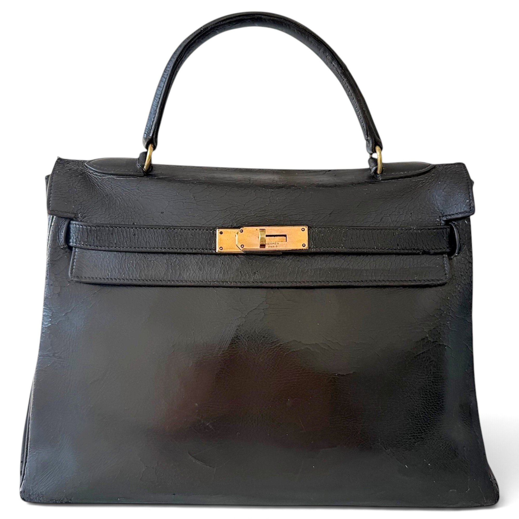 Kelly 32 leather handbag
