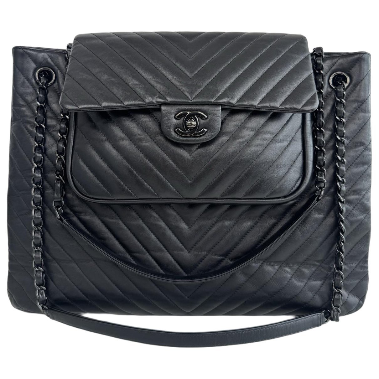 Leather handbag