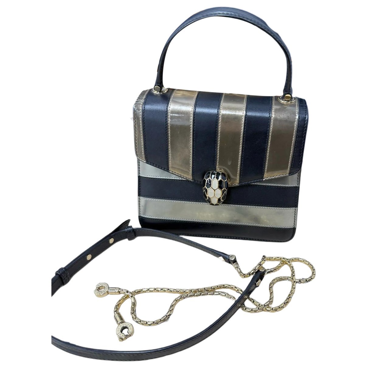 Serpenti leather crossbody bag