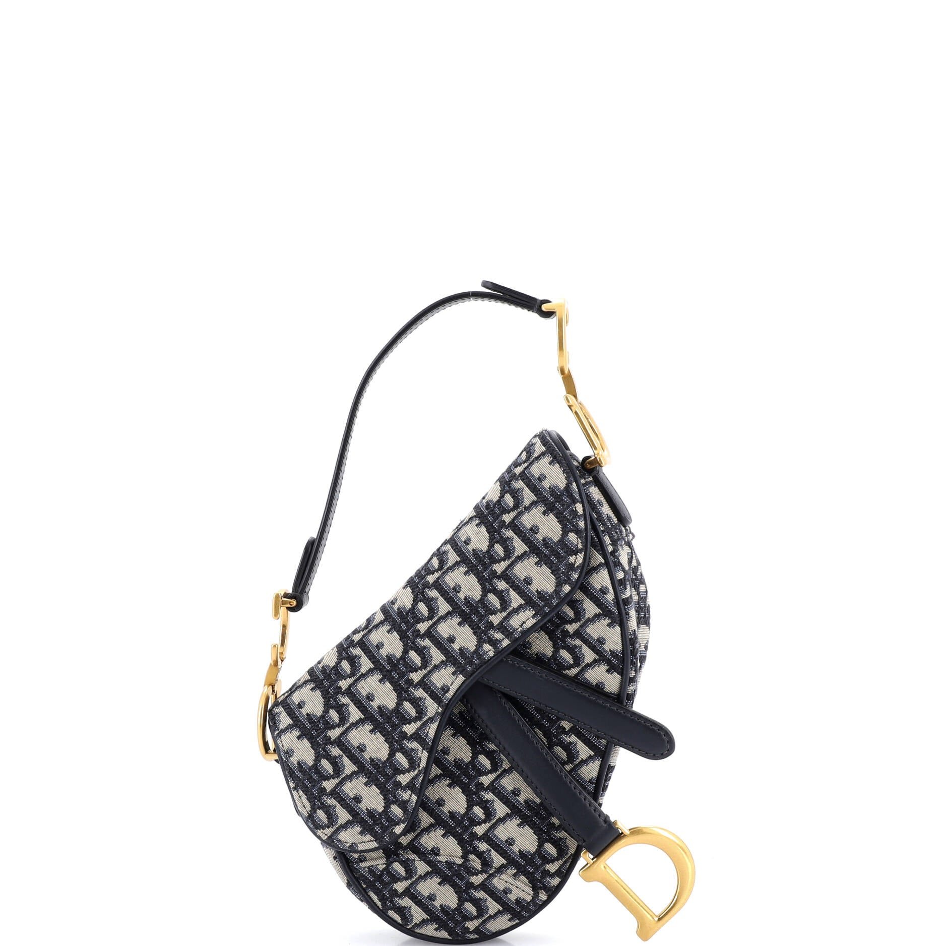 Dior Saddle Handbag Oblique Canvas Mini