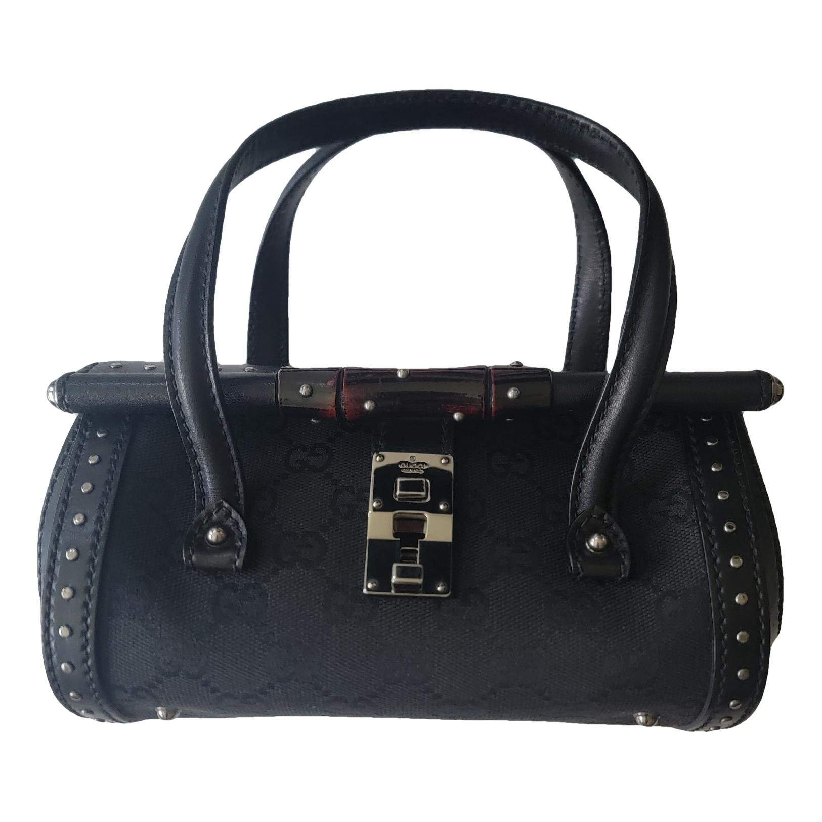 Bamboo Bullet leather handbag
