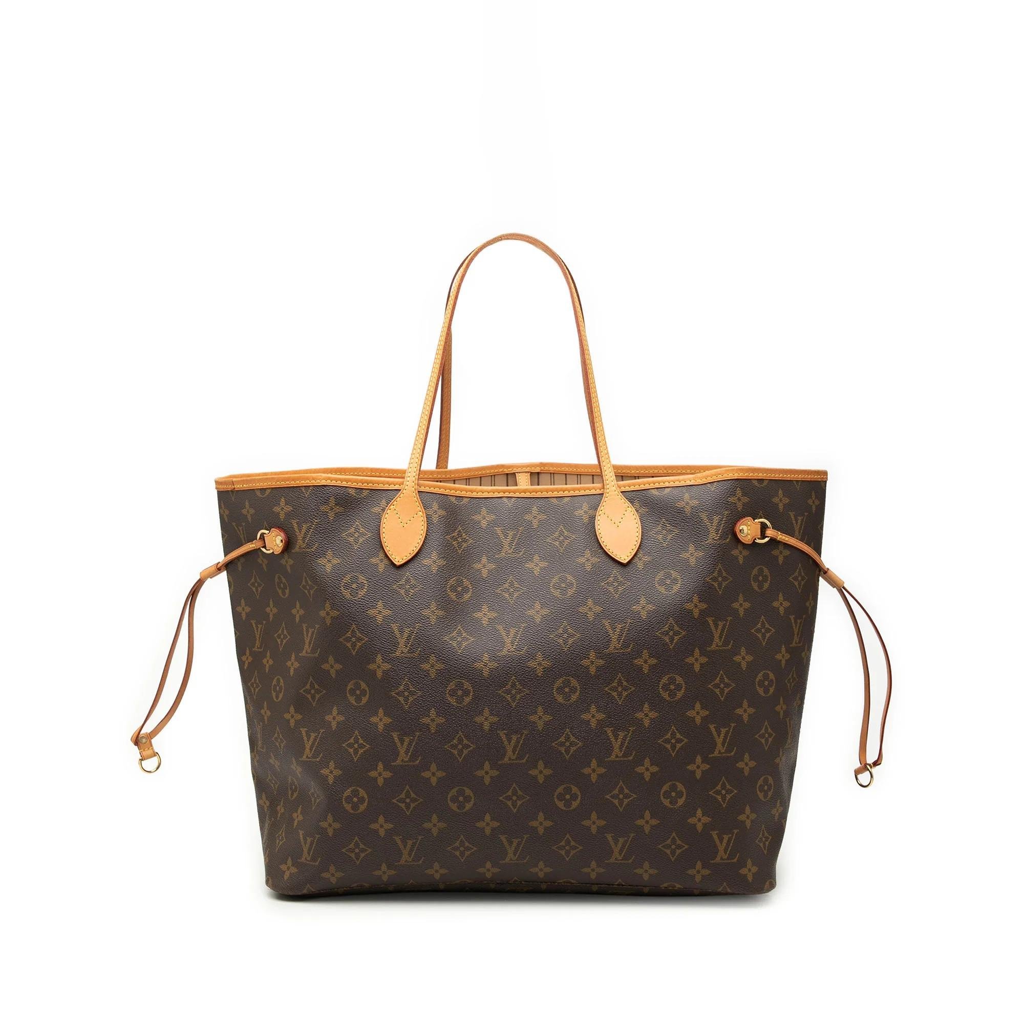 Neverfull leather tote