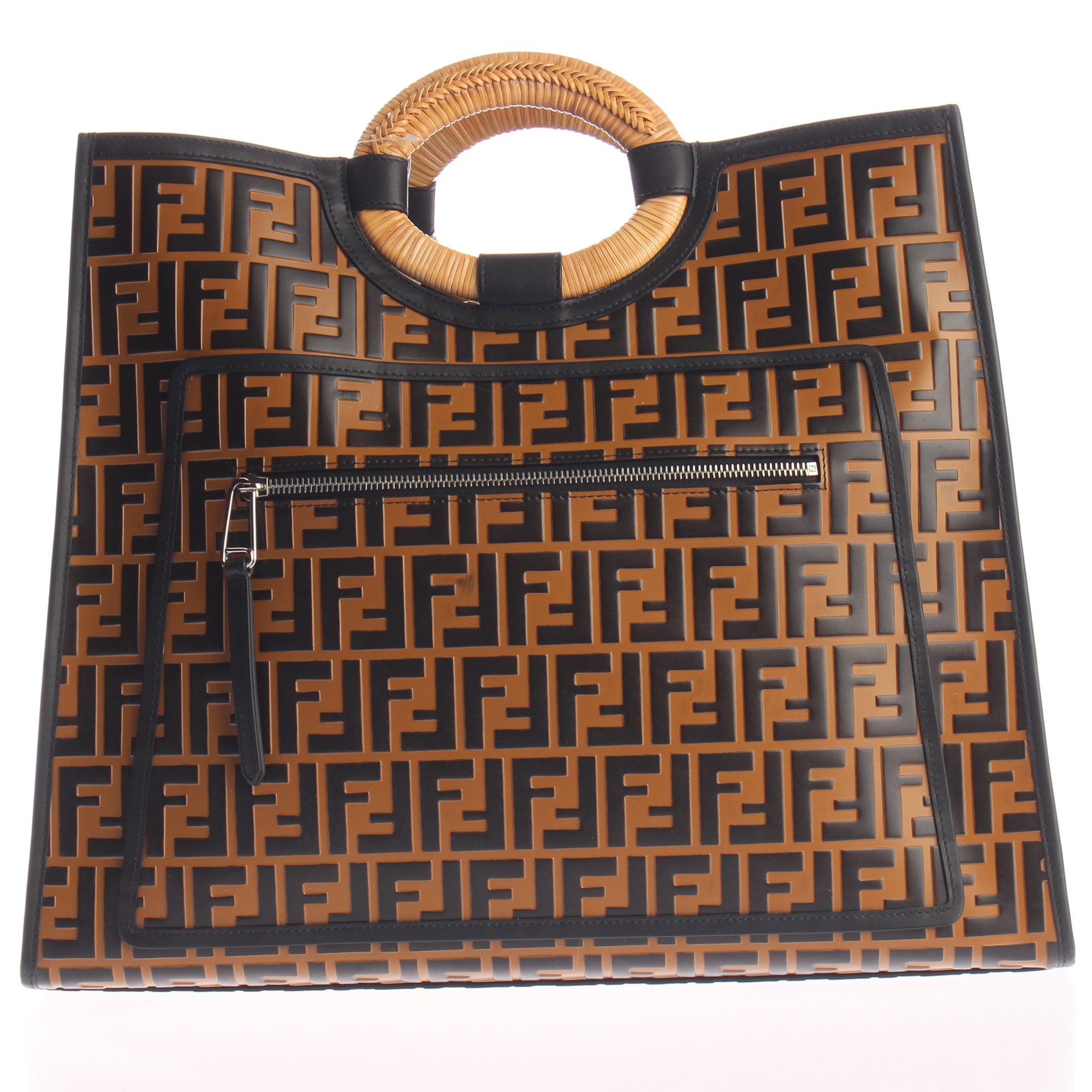 Leather tote