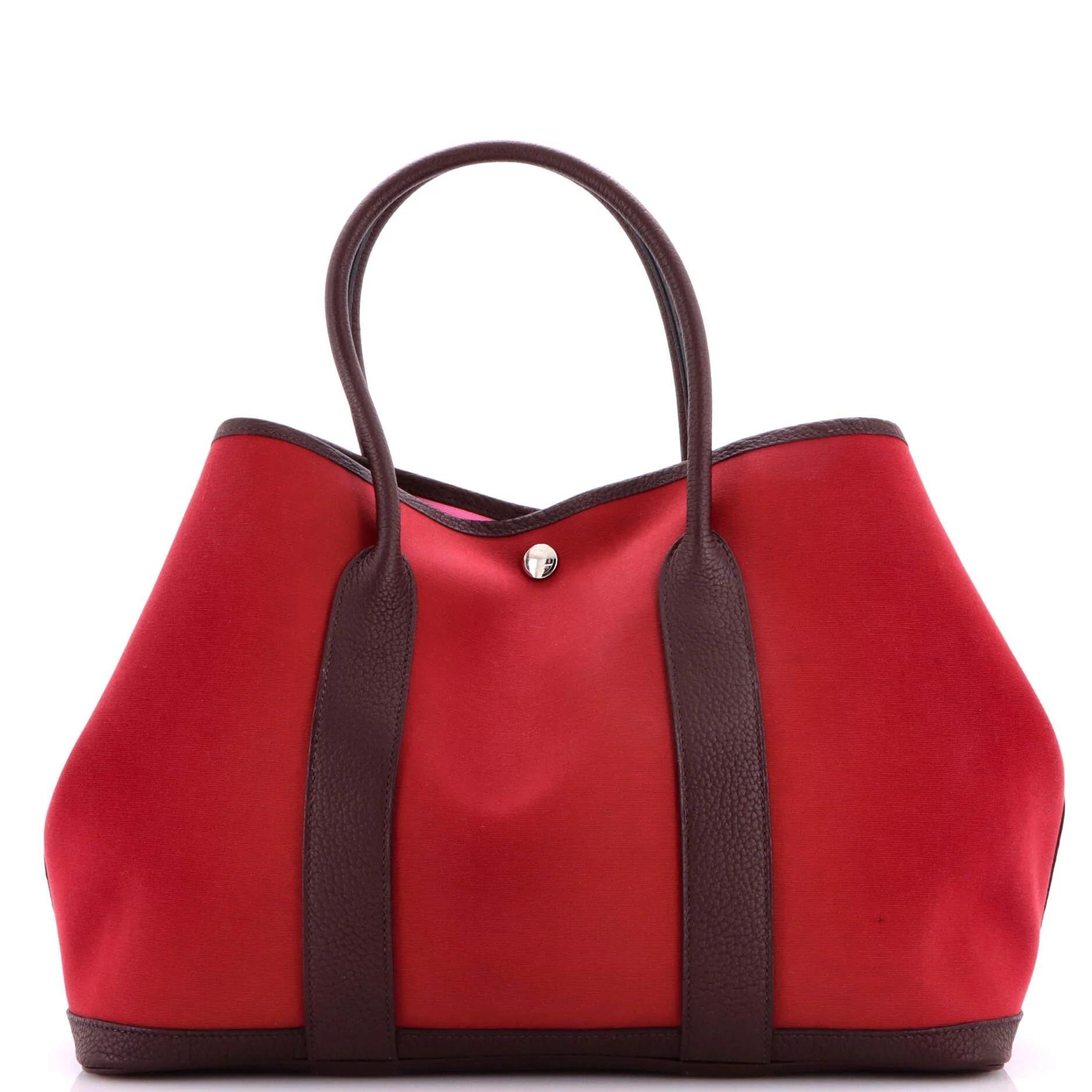 Leather tote