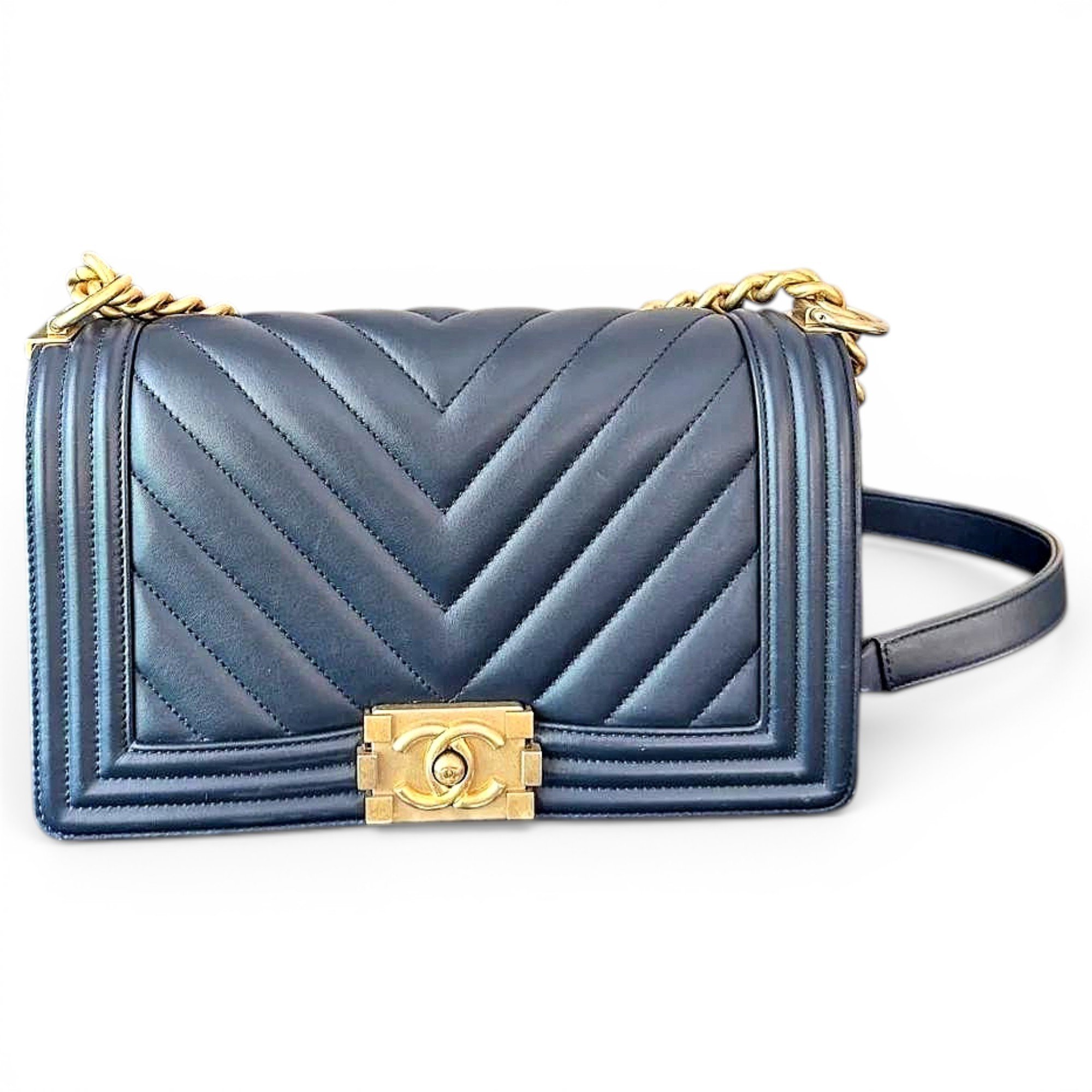 Leather handbag