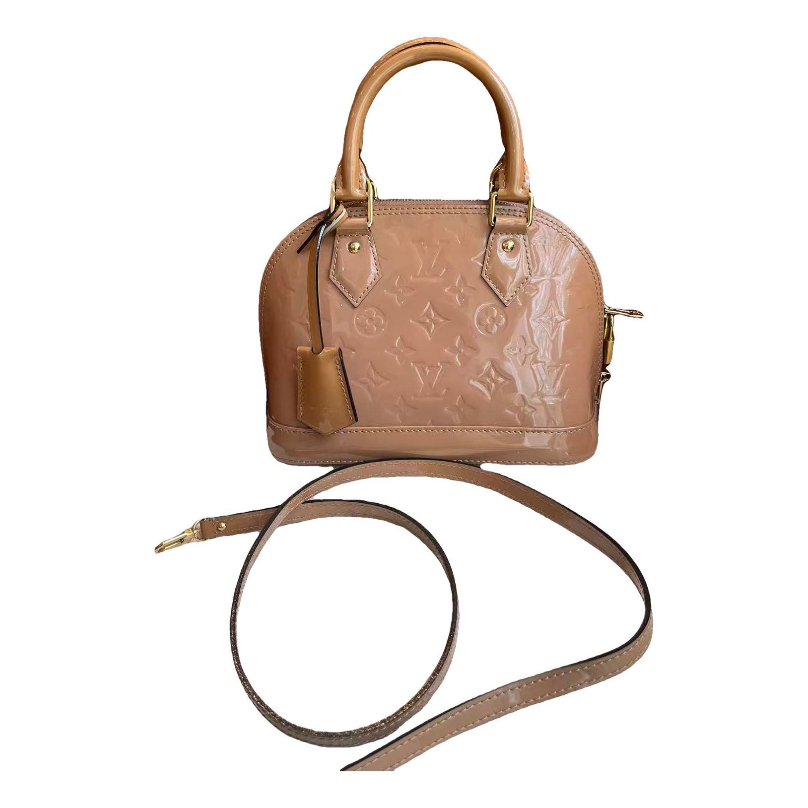 Alma BB patent leather handbag
