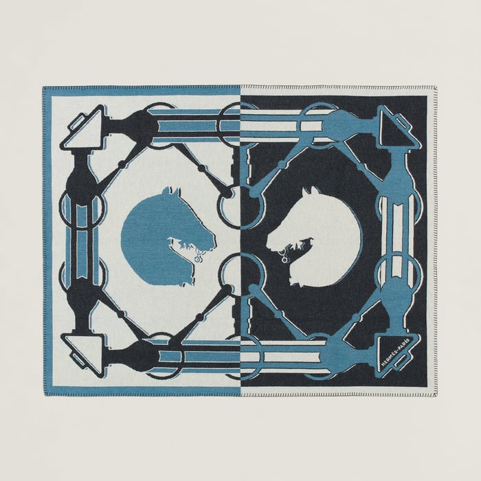 Indigo Tatersale Blanket