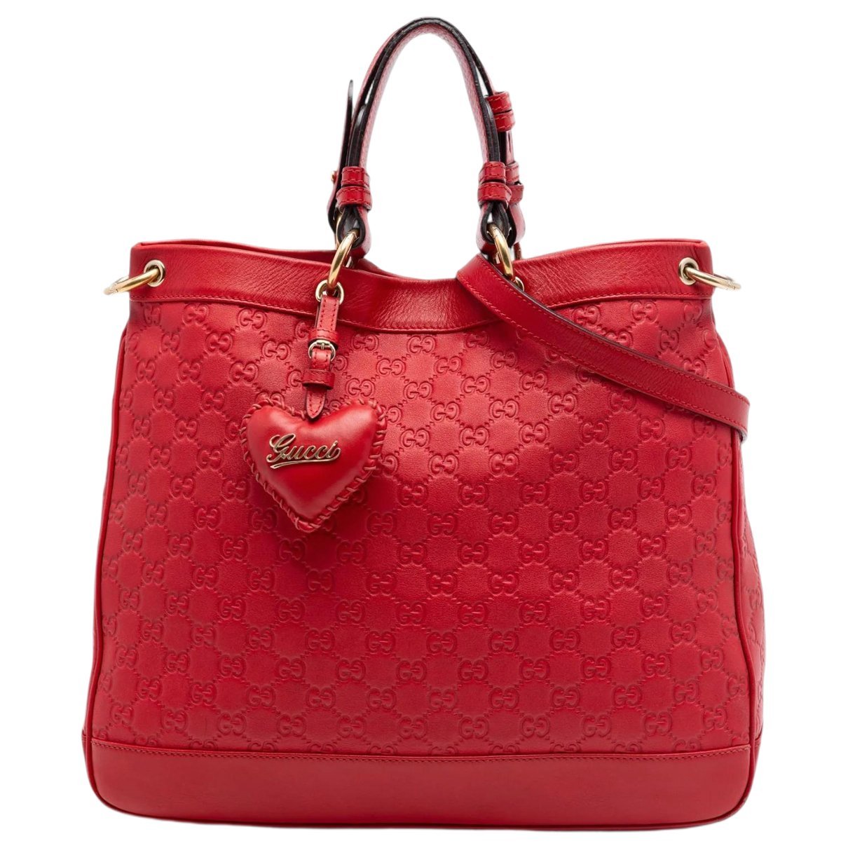 Gucci B leather handbag