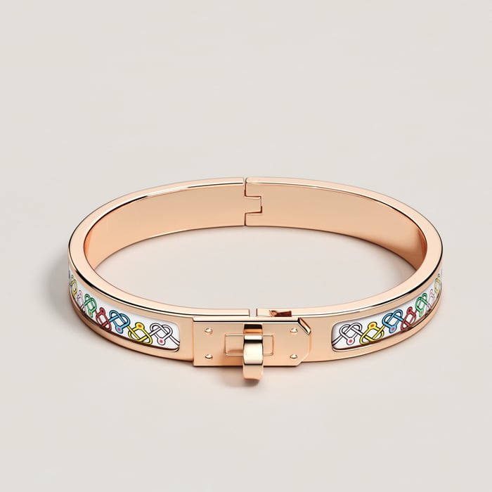 Aurore Mini Clic Kelly Petits Coeurs Bracelet