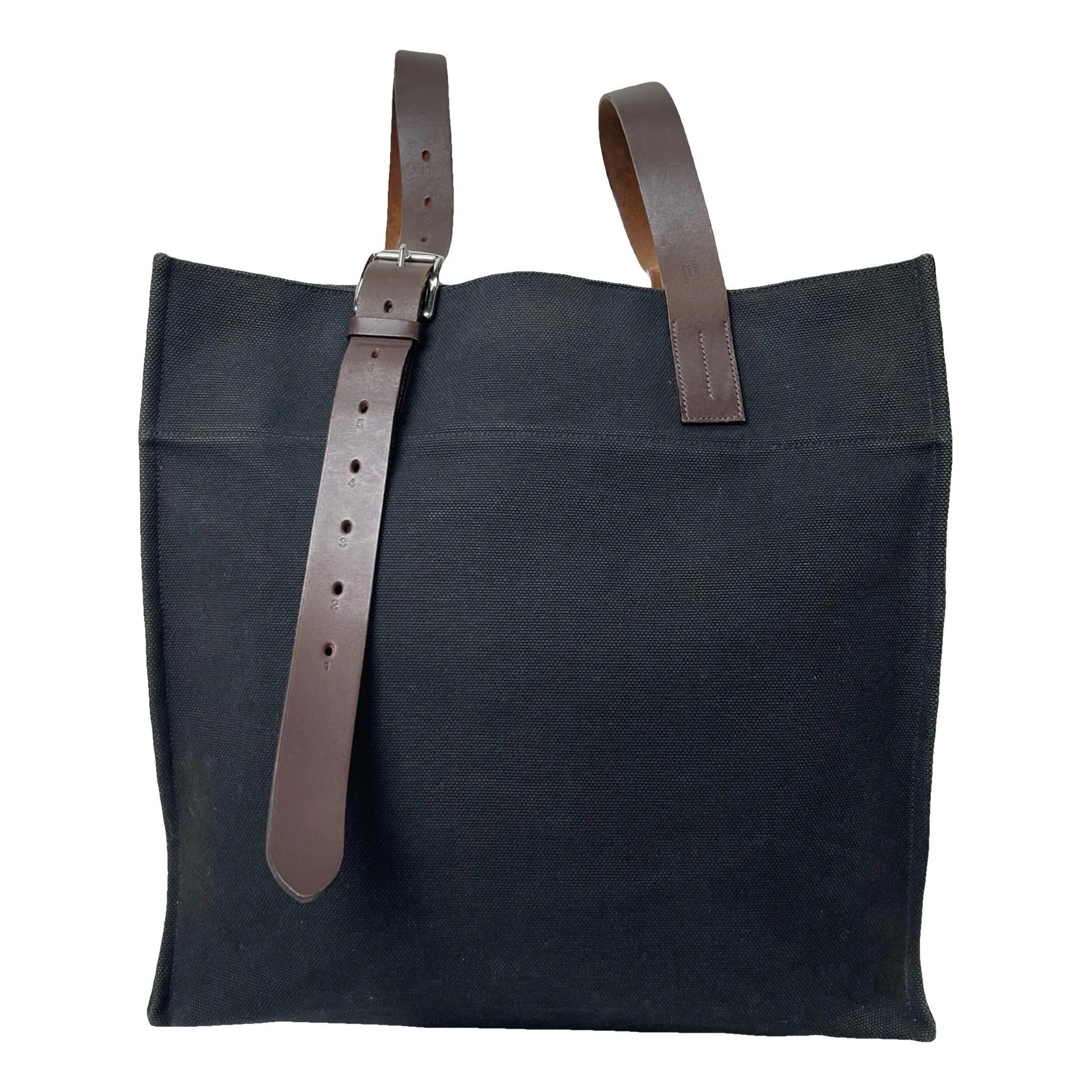 Hermes Etriviere Handbag Black