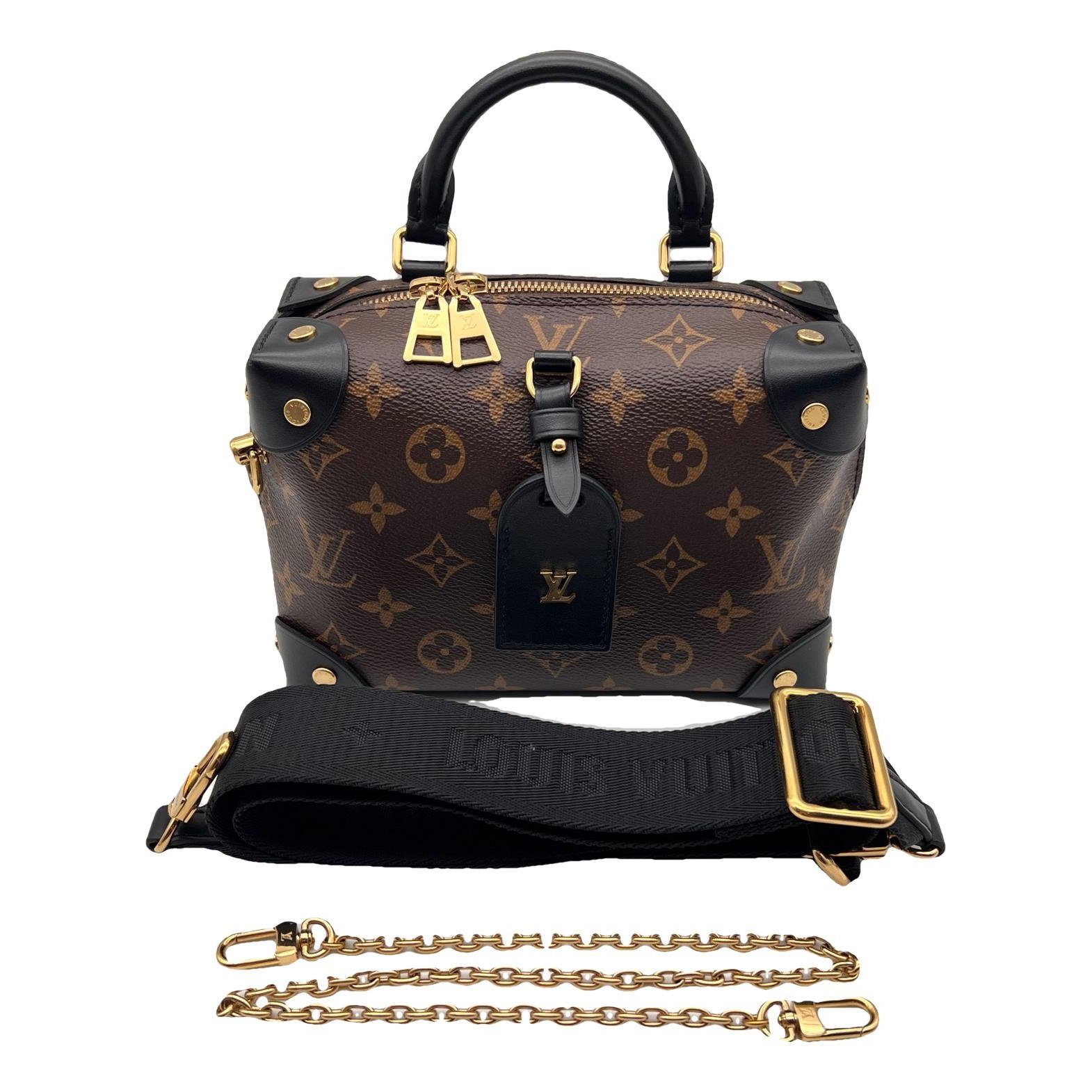Petite Malle Souple leather handbag
